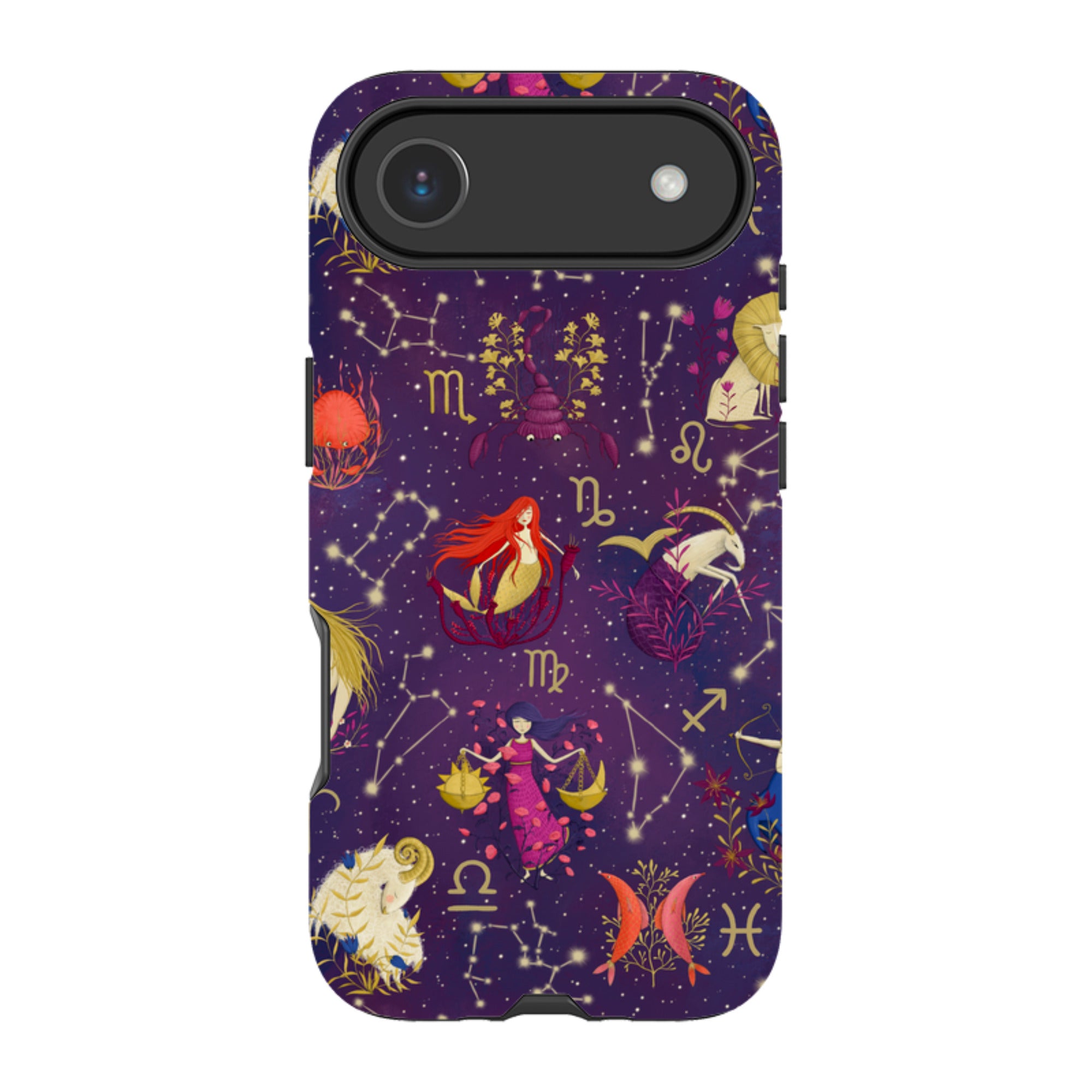 iPhone MagSafe Tough Case - Zodiac Pattern By Maja Lindberg