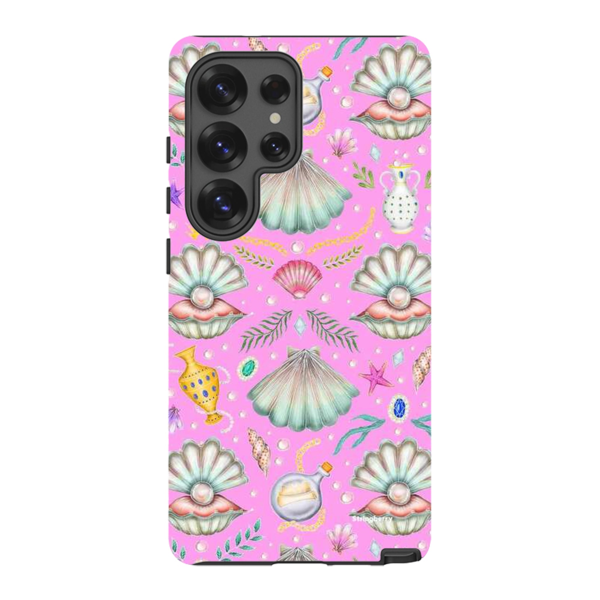 Samsung Tough Case - Pearl's Fantasy Candy Pink By Catherine Rowe