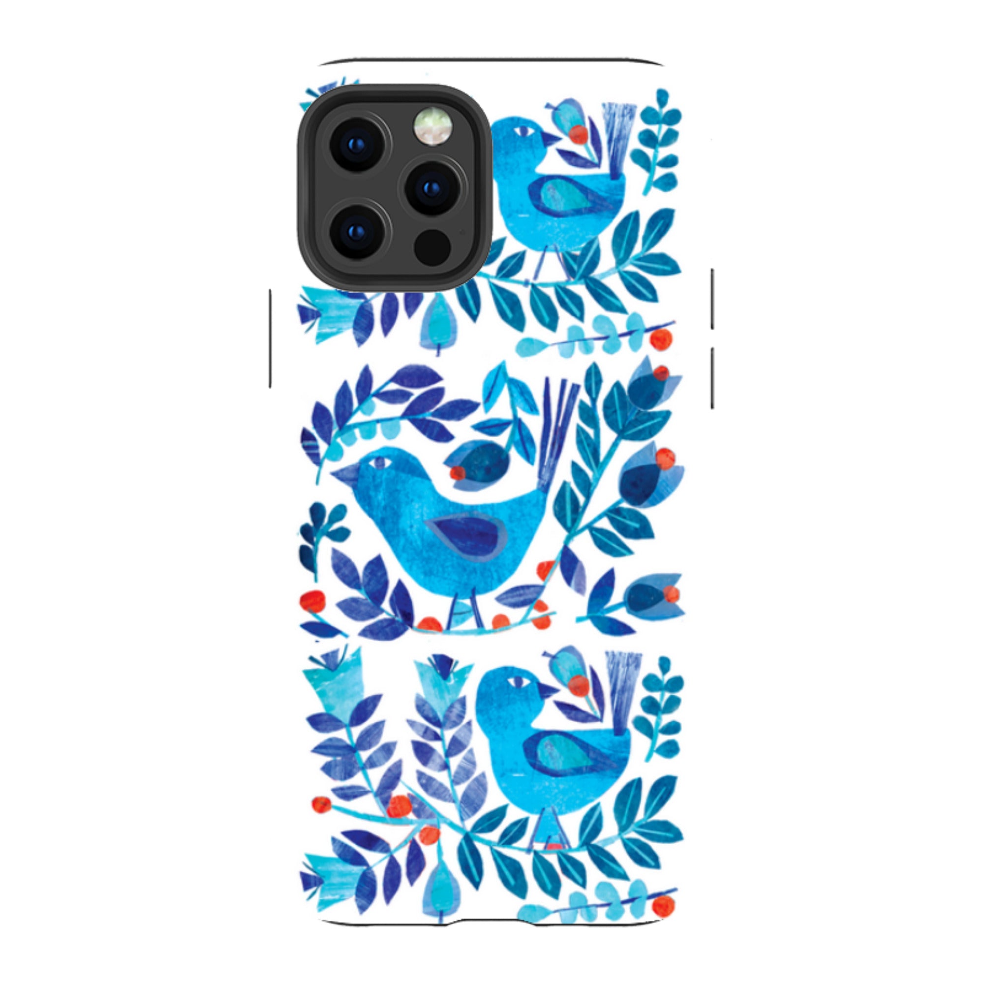 iPhone Tough Case - Scandi Birds By Tracey English