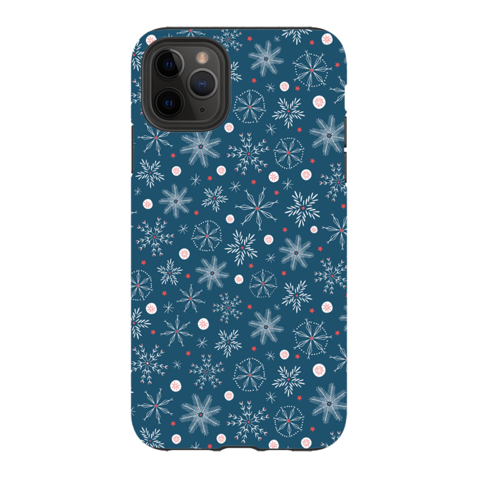 iPhone Tough Case - Christmas Snowflakes By Ali Brookes