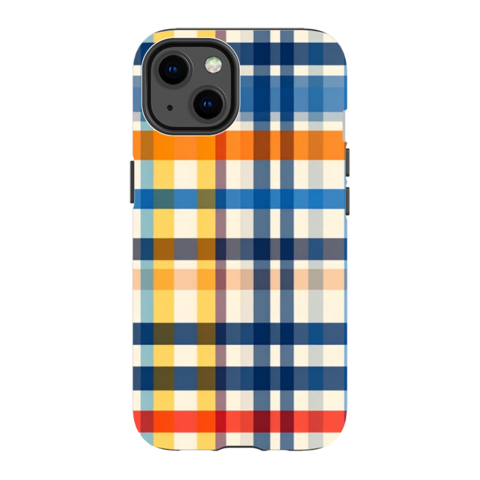iPhone Tough Case - Barcelona Gingham