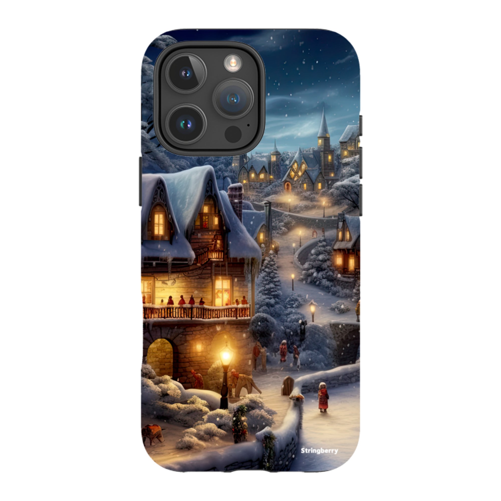 iPhone Tough Case - Scandinavian Winter Night