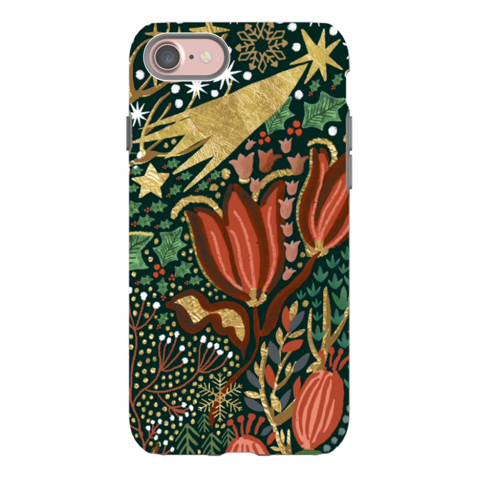 iPhone Tough Case - Winter Deer III By Emma Frances Grant