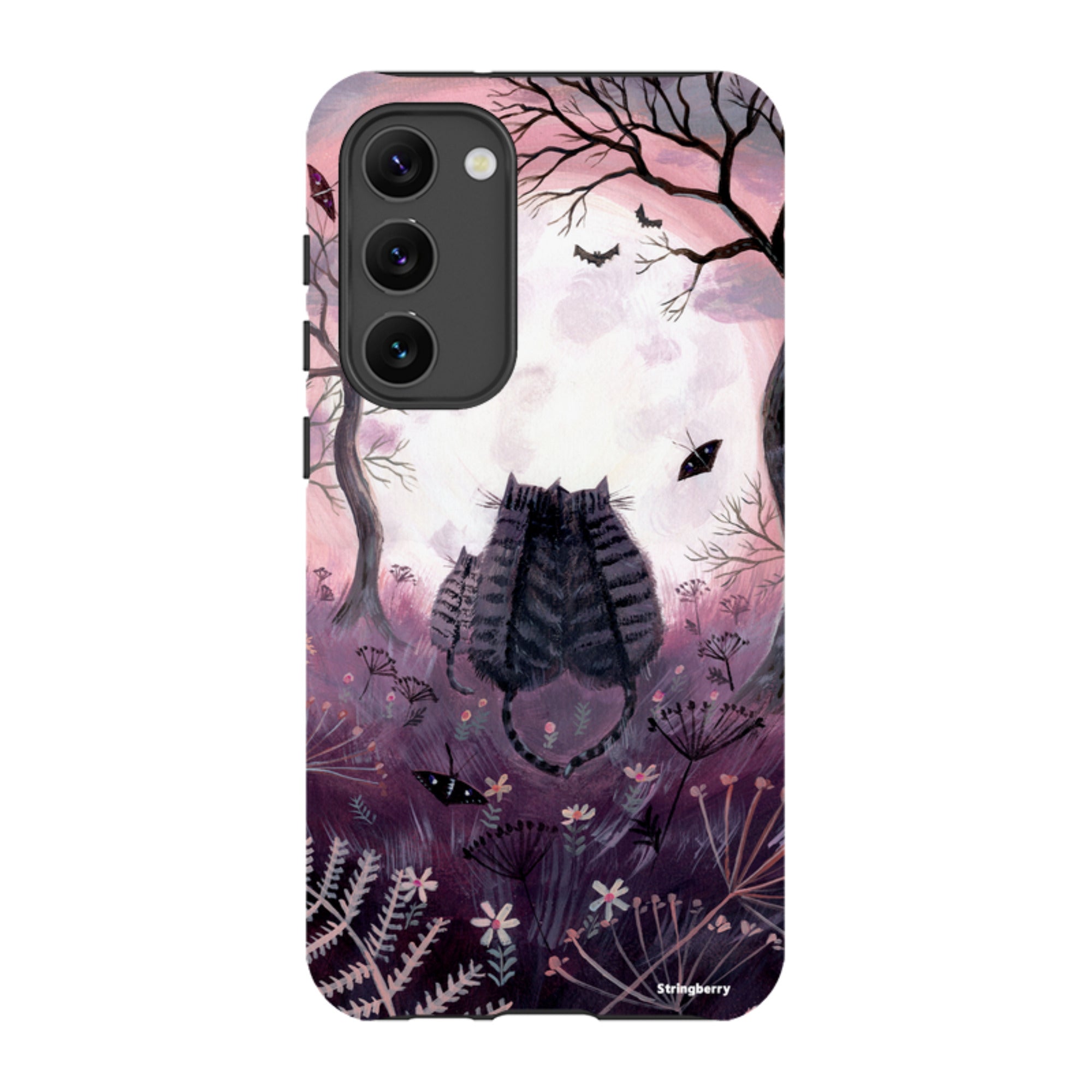 Samsung Tough Case - Spooky Cats By Mary Stubberfield