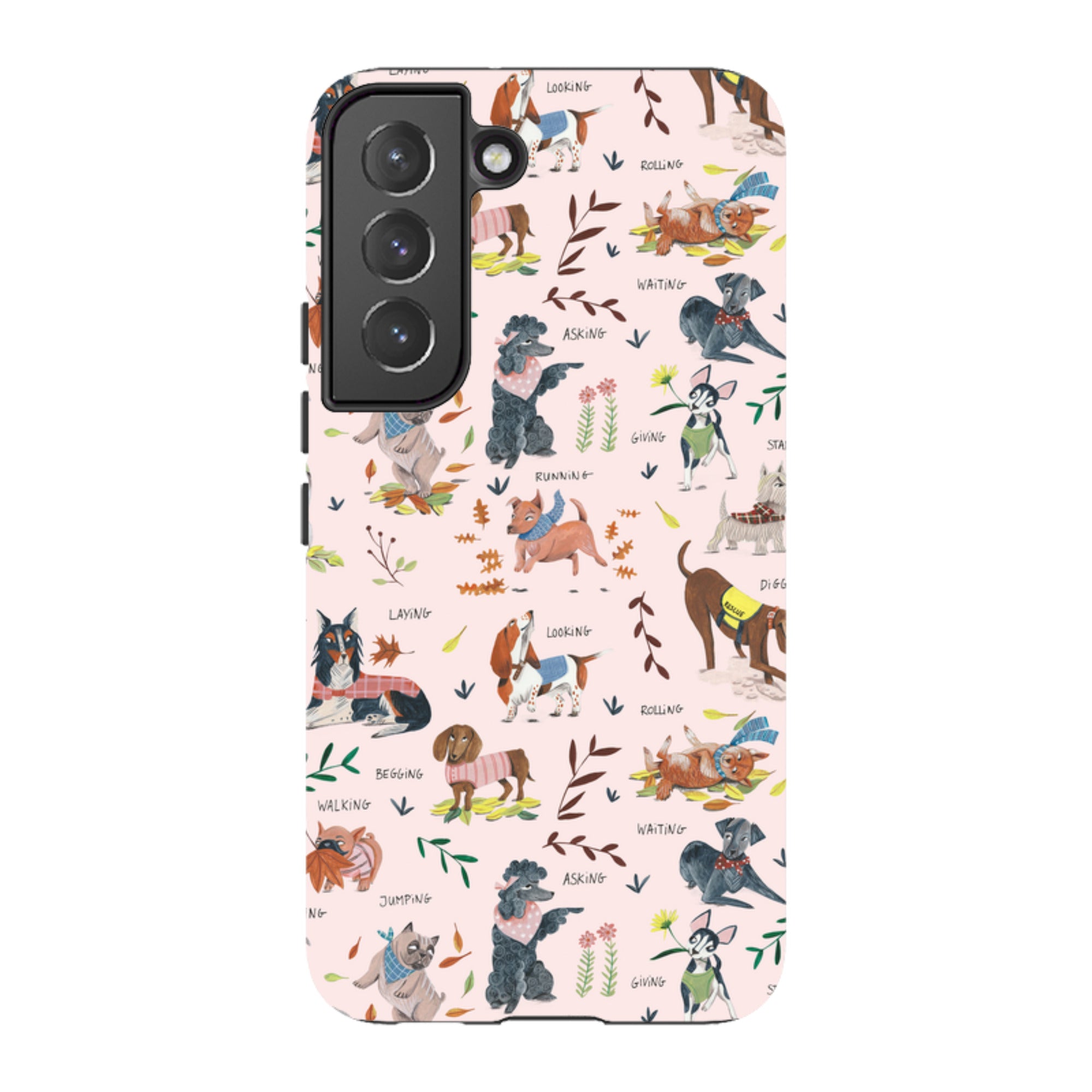 Samsung Tough Case - Dog Pattern By Caroline Bonne Muller