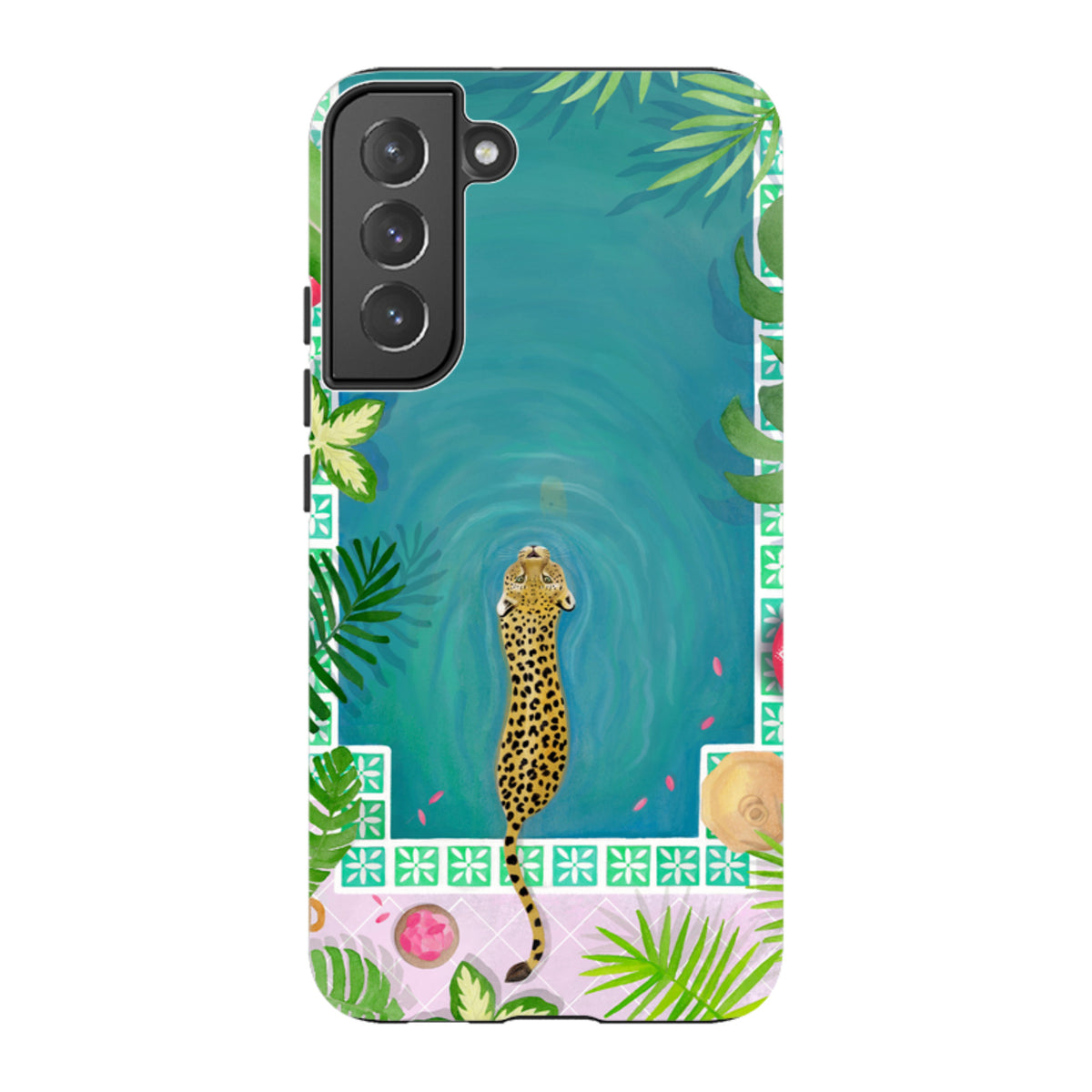 Samsung Tough Case - Morocco Pool Leopard By Bex Parkin