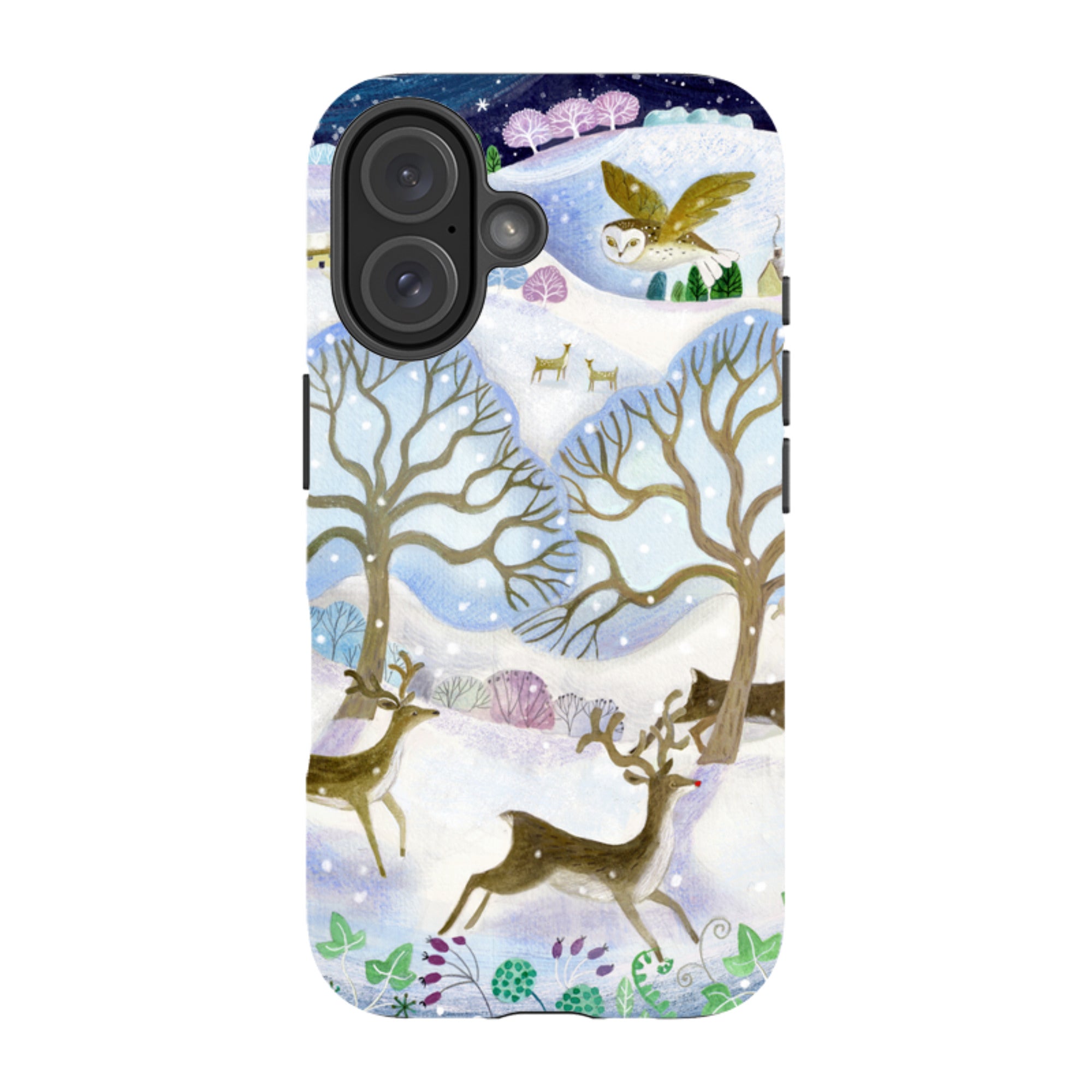 iPhone MagSafe Tough Case -  Winter Deer By Bex Parkin