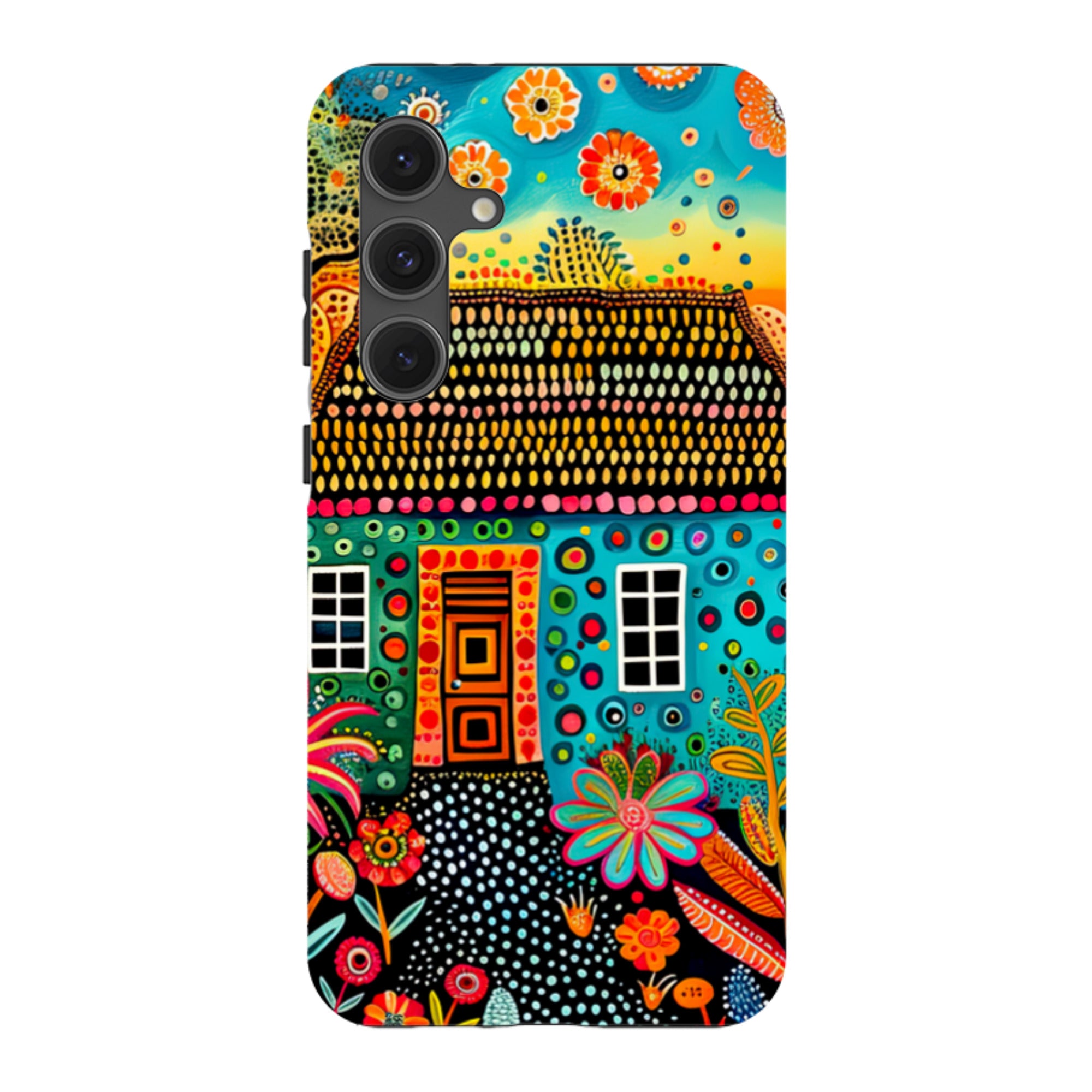 Samsung Tough Case - Folk Art House VII