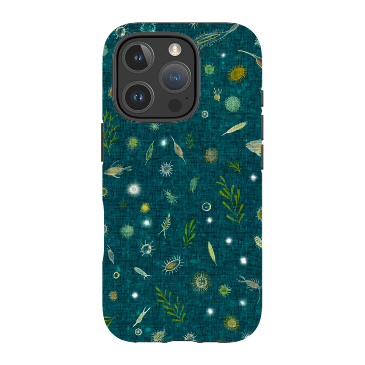 iPhone Tough Case - Plankton - Steel Blue By Katherine Quinn