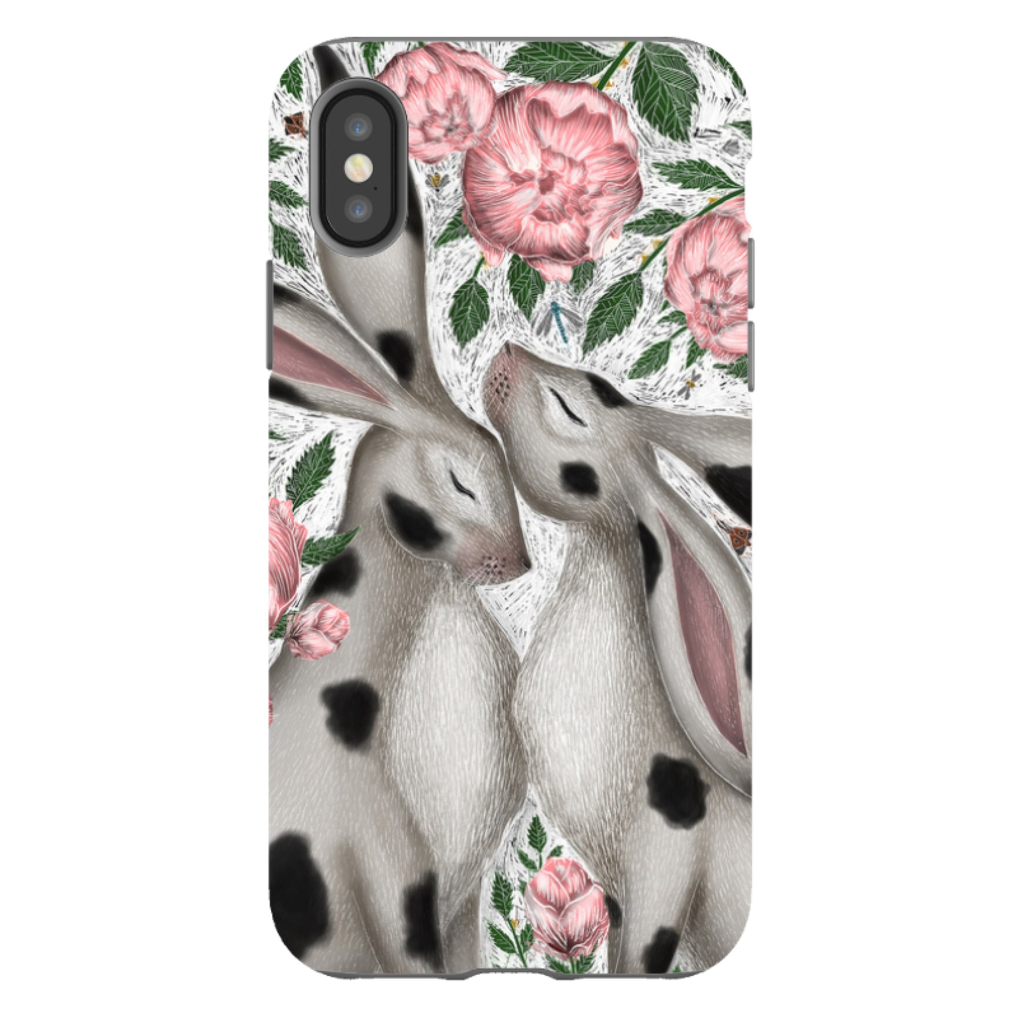 iPhone Tough Case - Hares And Peonies By Catherine Rowe