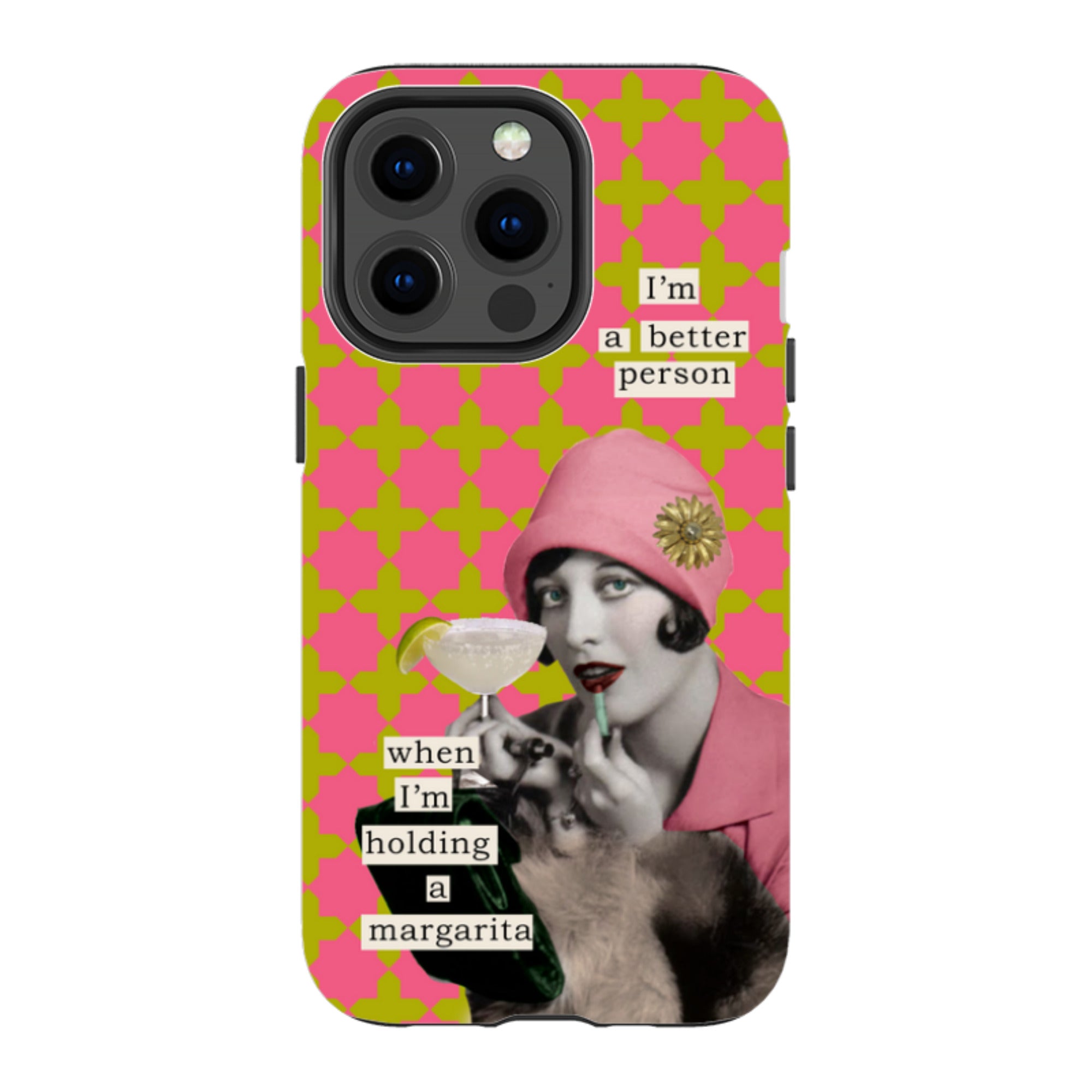 iPhone Tough Case - I'm A Better Person By Clare Jordan