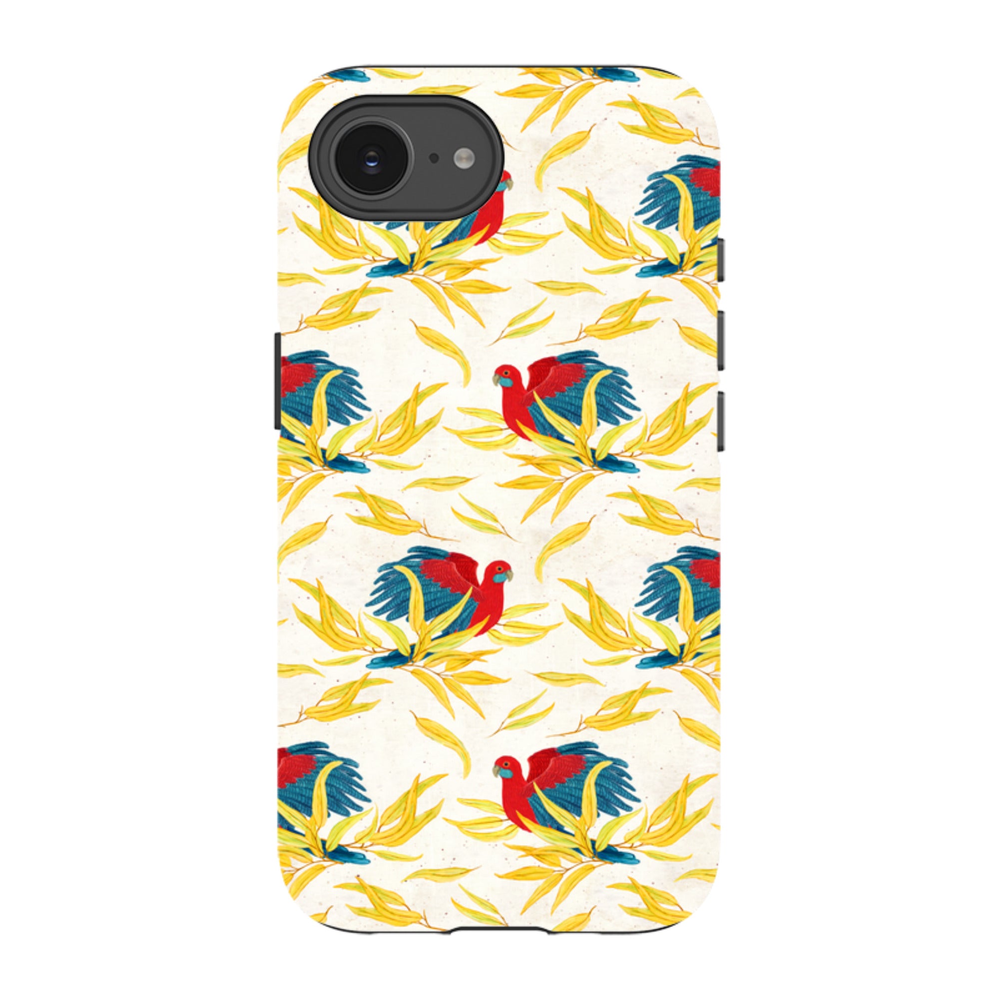iPhone Tough Case - Crimson Rosella By Katherine Quinn
