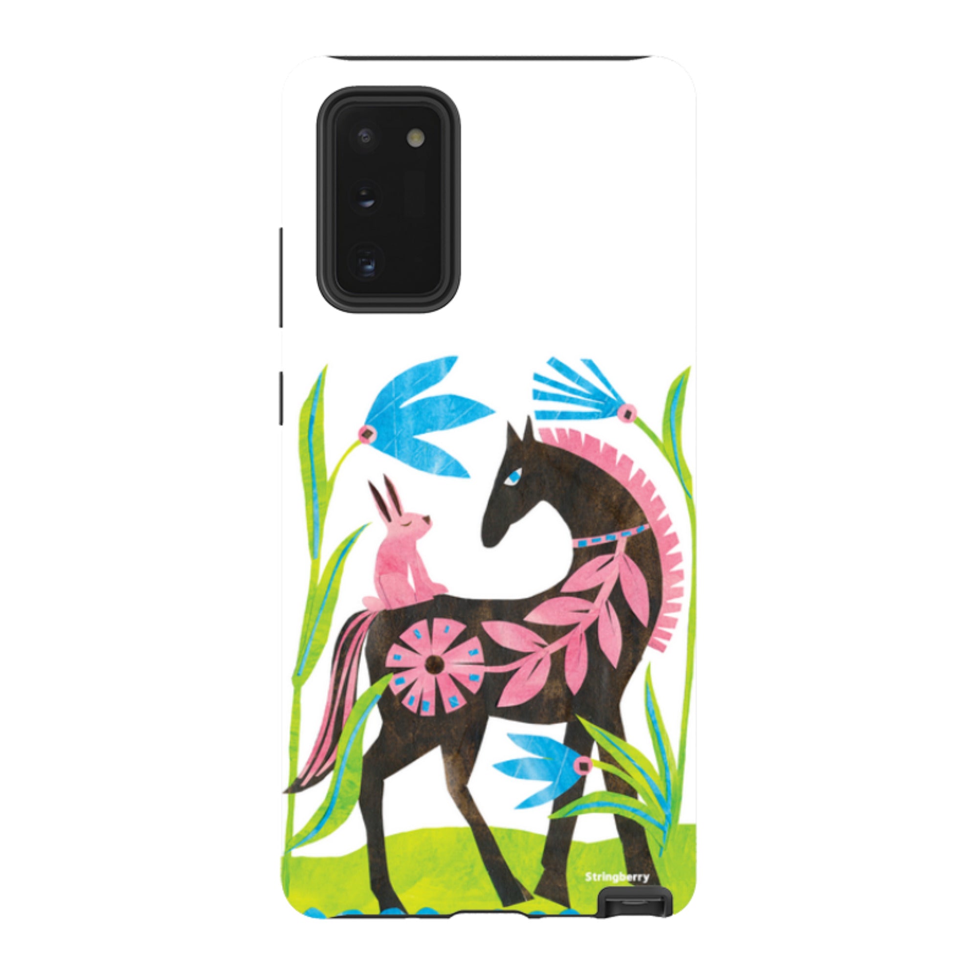 Samsung Tough Case - Folk Horse And Bunny By Tracey English