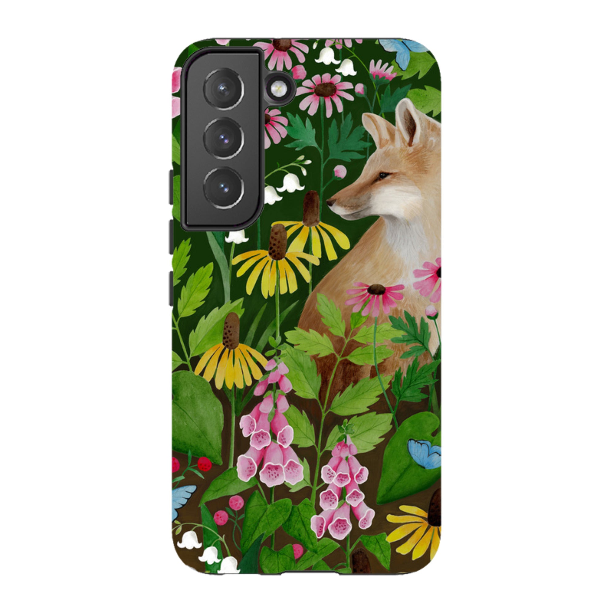 Samsung Tough Case - Fox And Foxgloves By Bex Parkin