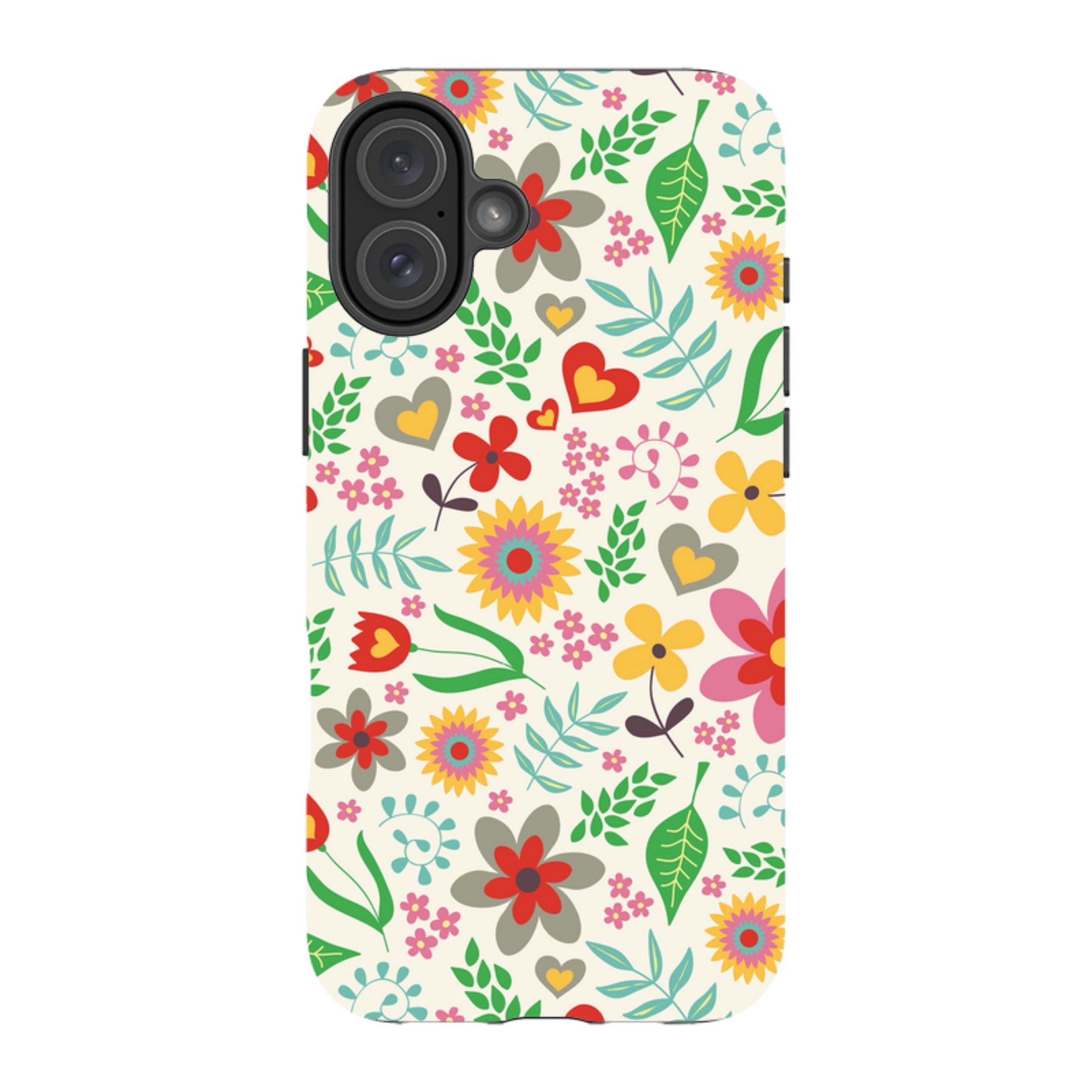 iPhone Tough Case - Folky Floral By Suzy Taylor
