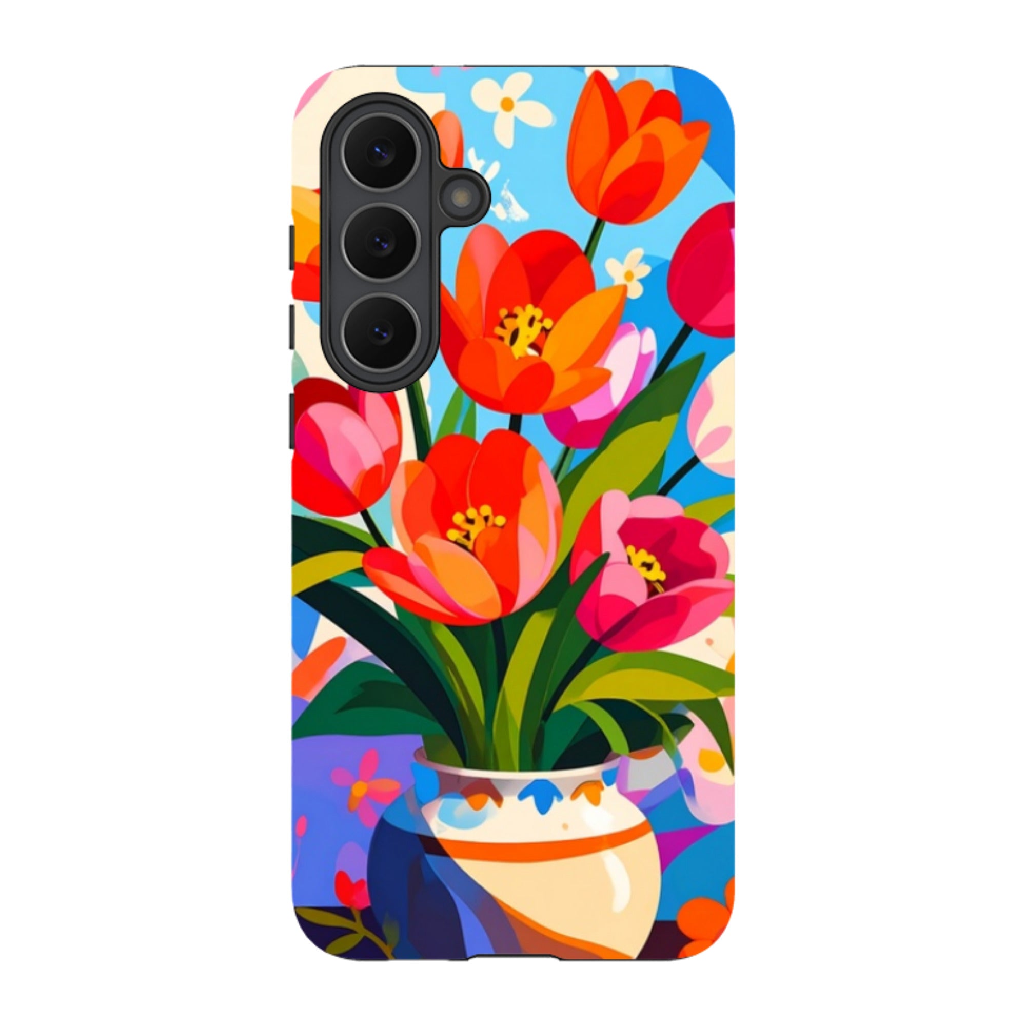 Samsung Tough Case - Tulip Pot Floral