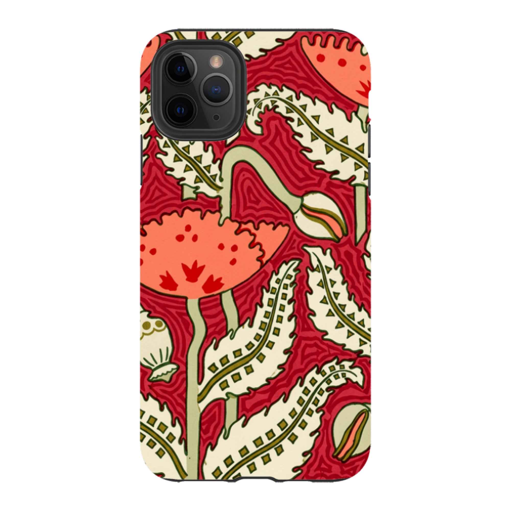 iPhone Tough Case - William Morris Red Floral