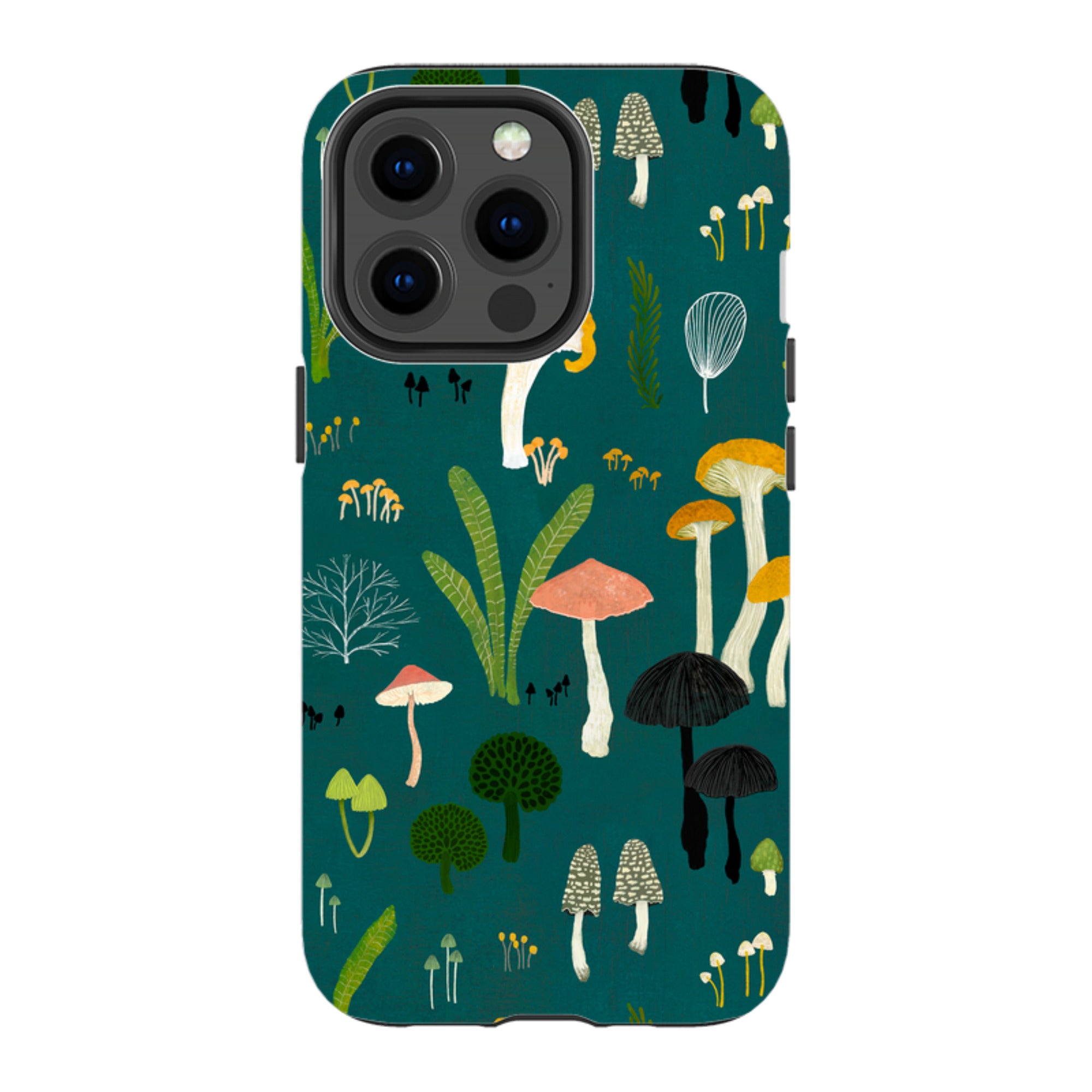 iPhone Tough Case - Mushroom Lake By Katherine Quinn