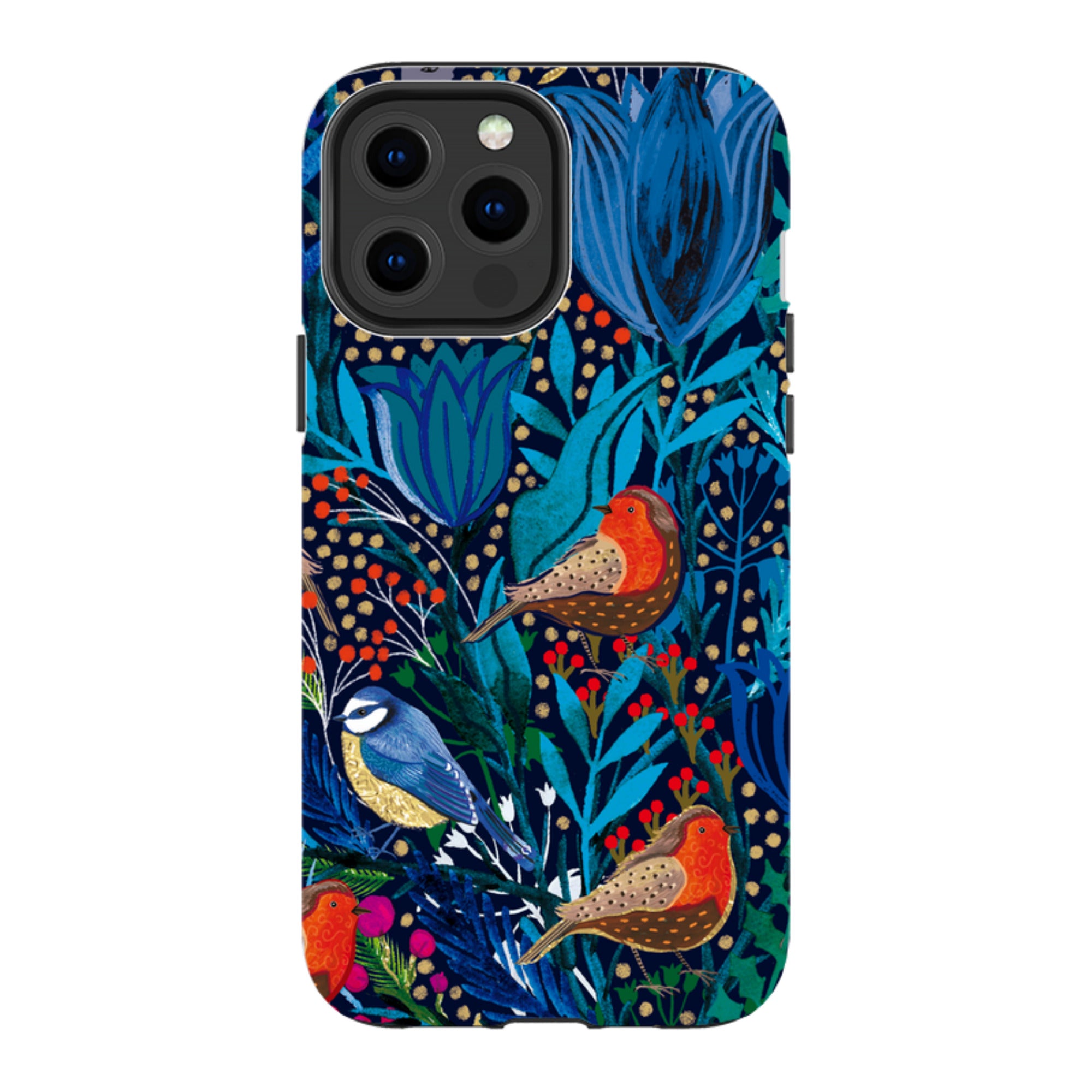 iPhone MagSafe Tough Case - Xmas Robin IV By Emma Frances Grant