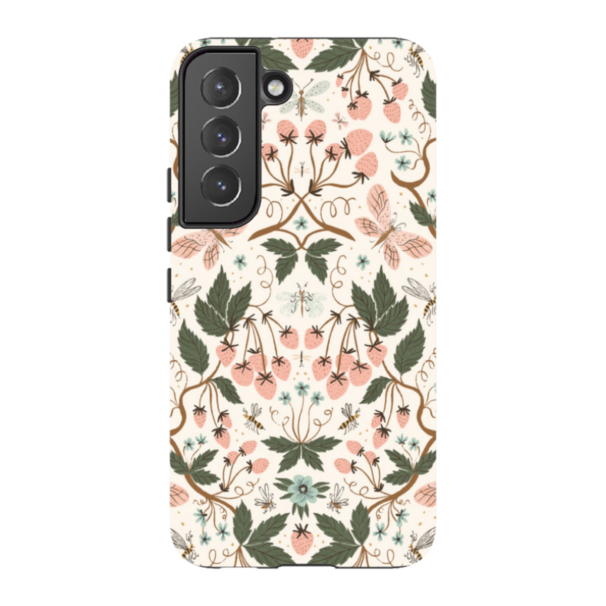Samsung Tough Case - Bugs And Berries Pattern By Meghann Rader
