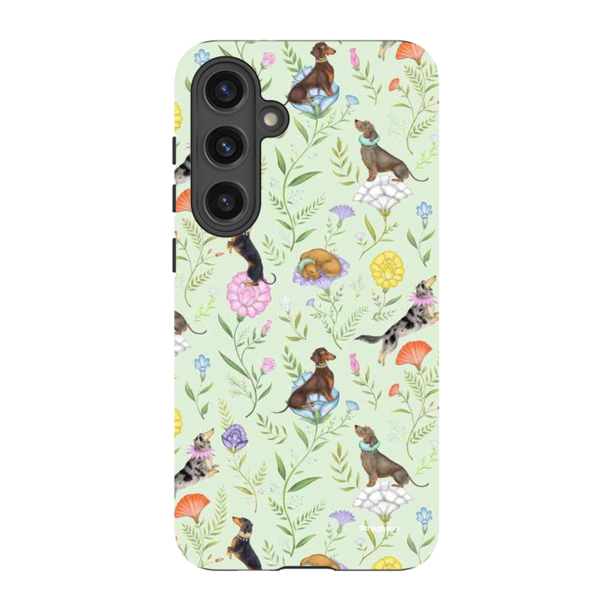 Samsung Tough Case - Doxy Day Afternoon Pistachio By Catherine Rowe