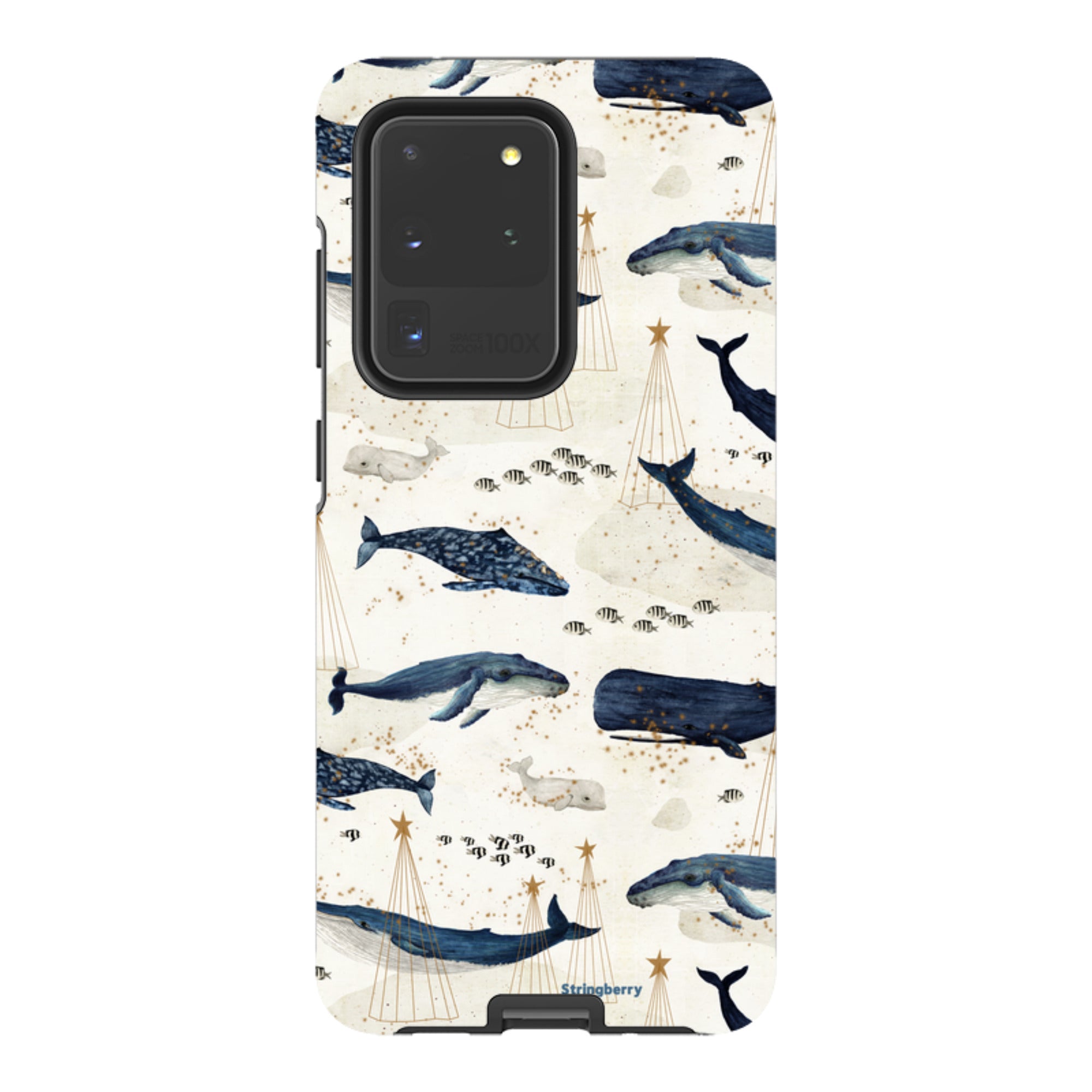 Samsung Tough Case - Christmas Whale III By Katherine Quinn