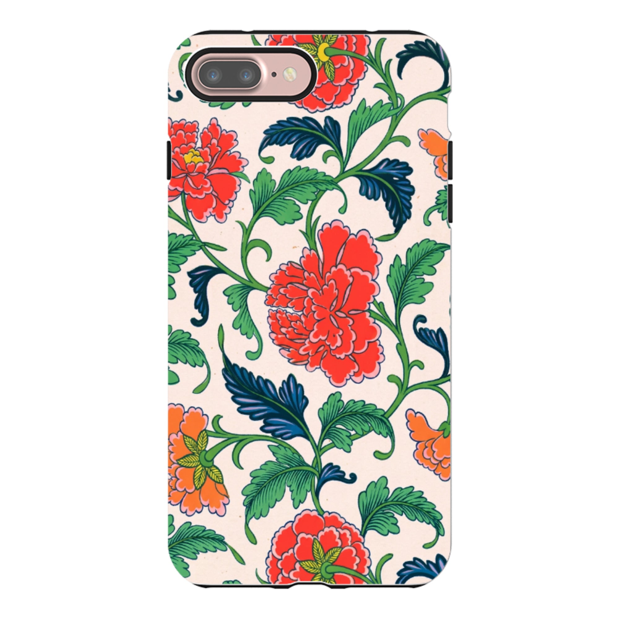 iPhone Tough Case - Vintage Peony Floral