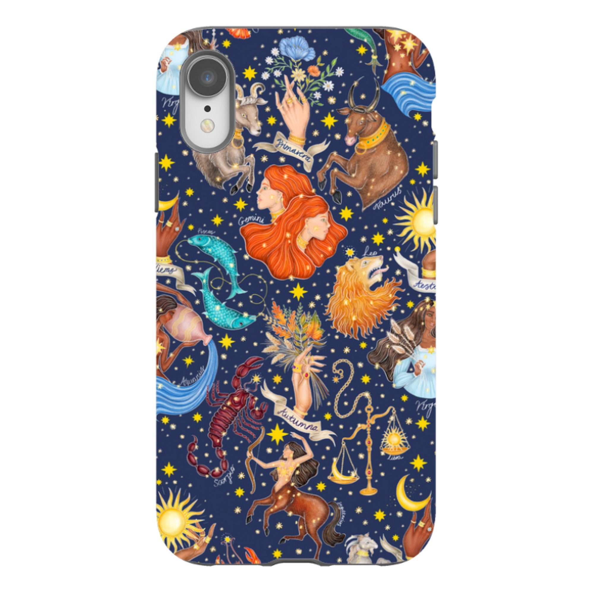 iPhone Tough Case - Zodiac Composite By Catherine Rowe