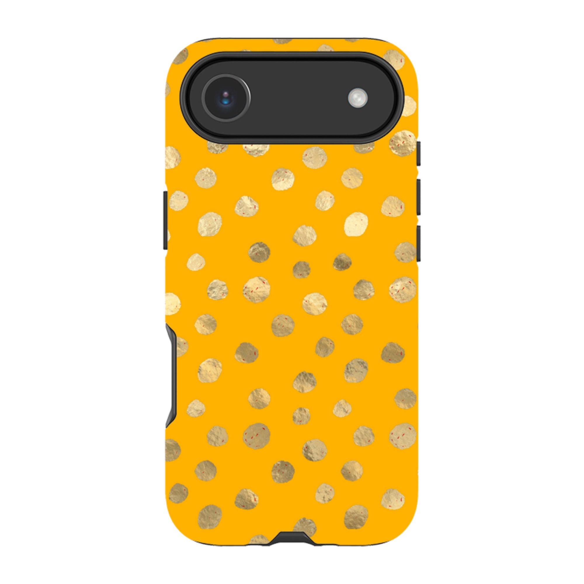 iPhone MagSafe Tough Case -  Honey and Gold Dots