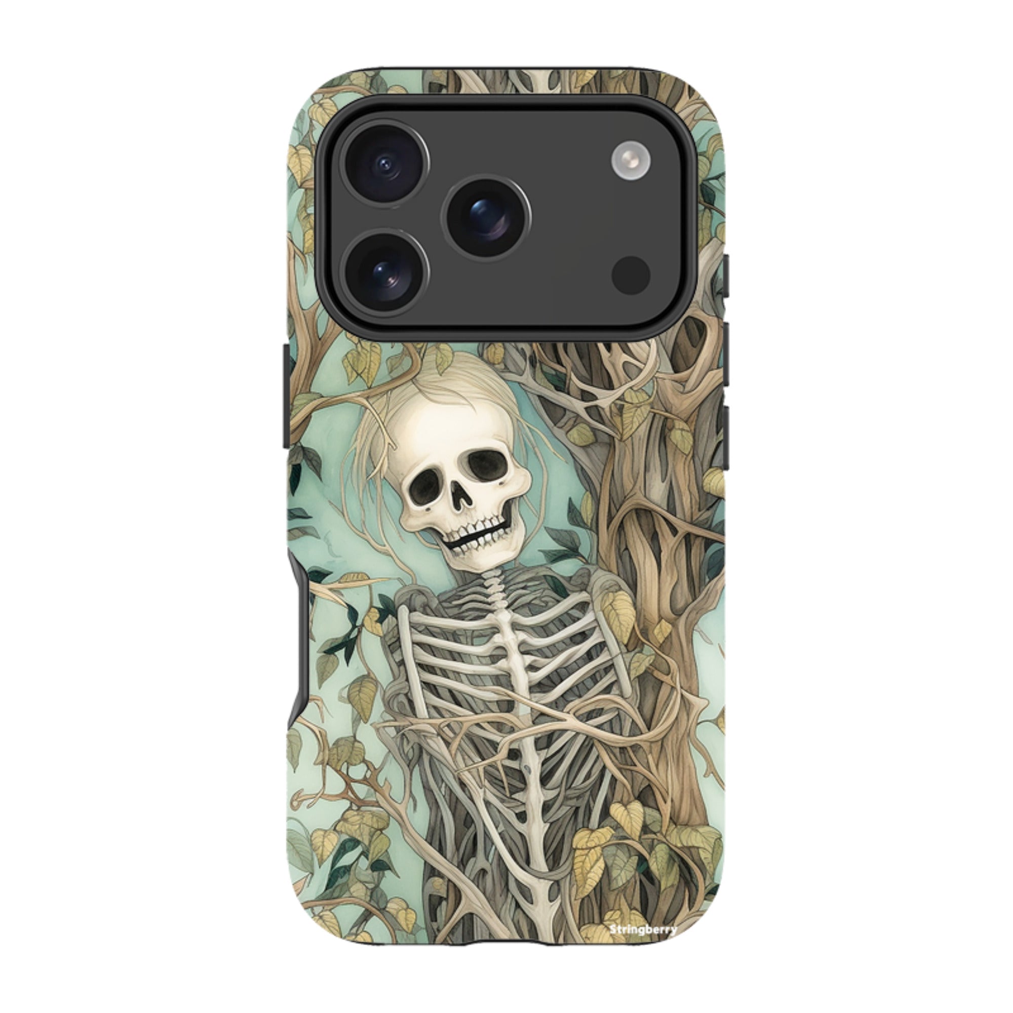 iPhone Tough Case - Skeletal Floral