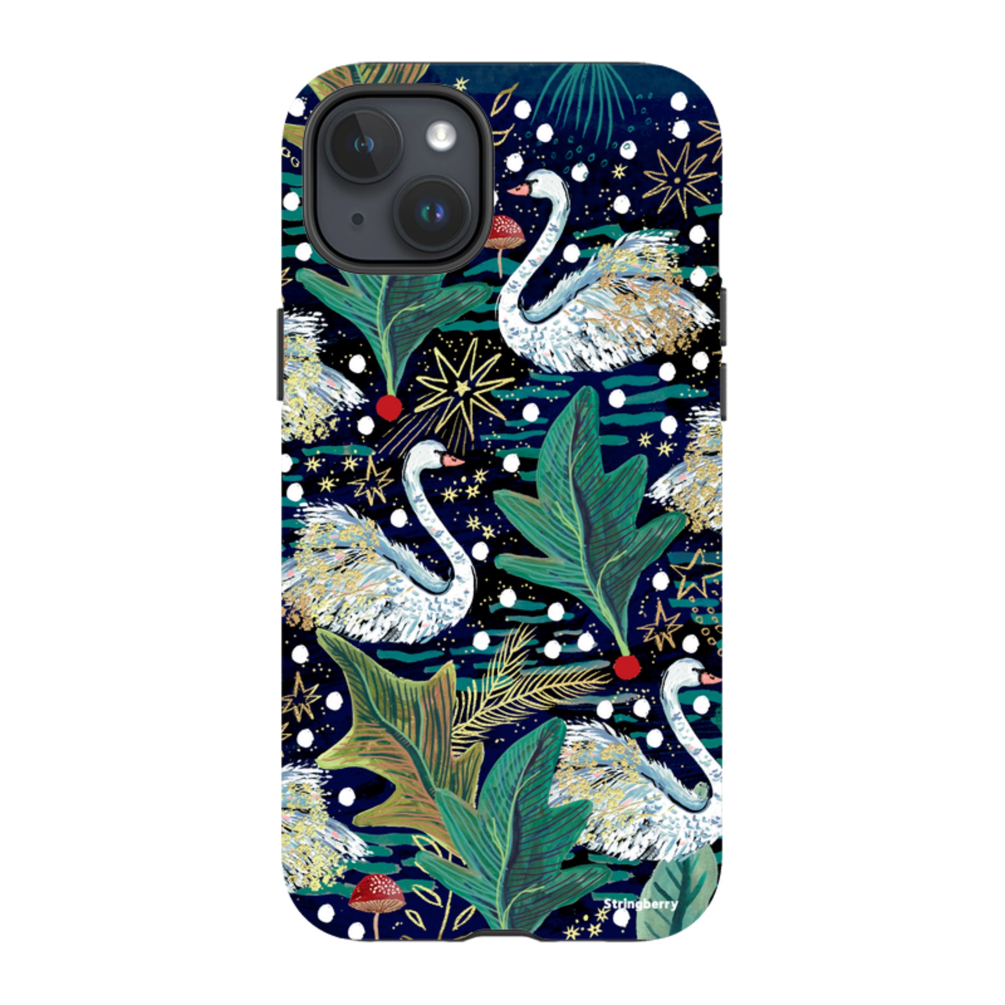 iPhone MagSafe Tough Case - Swan By Emma Frances Grant