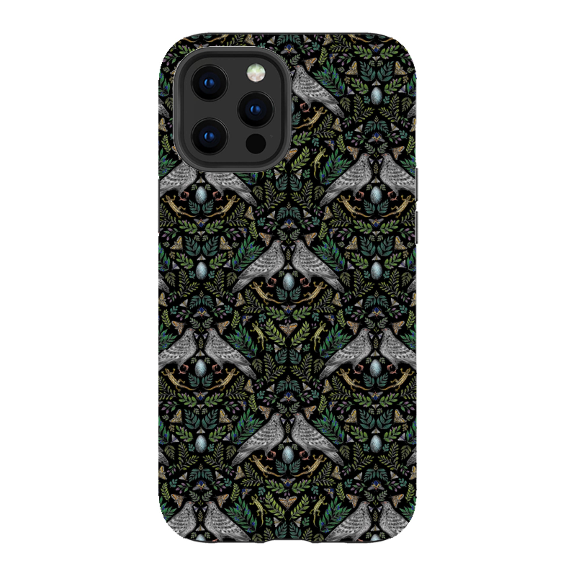 iPhone Tough Case - Dove Pattern By Catherine Rowe
