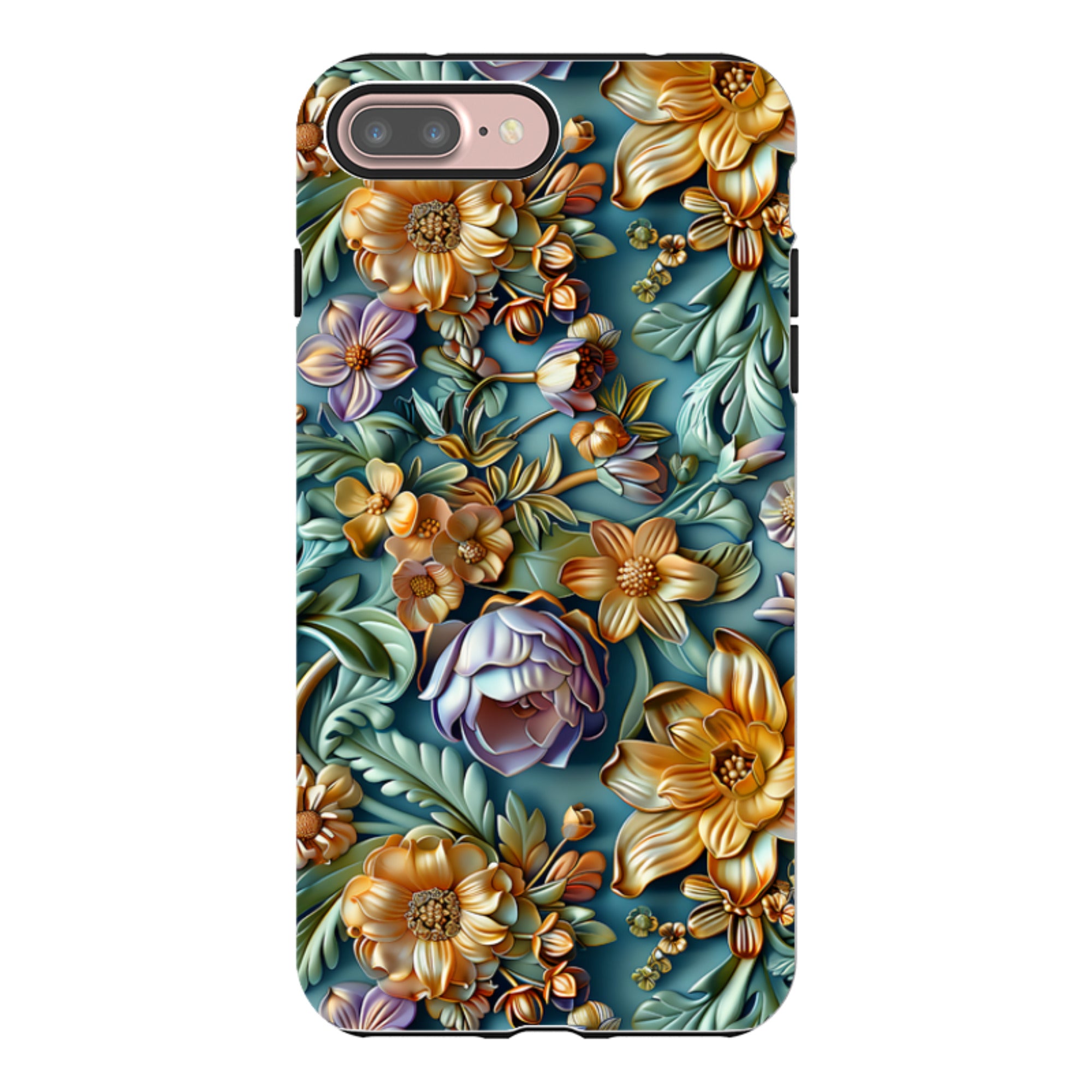 iPhone Tough Case -Sage Floral