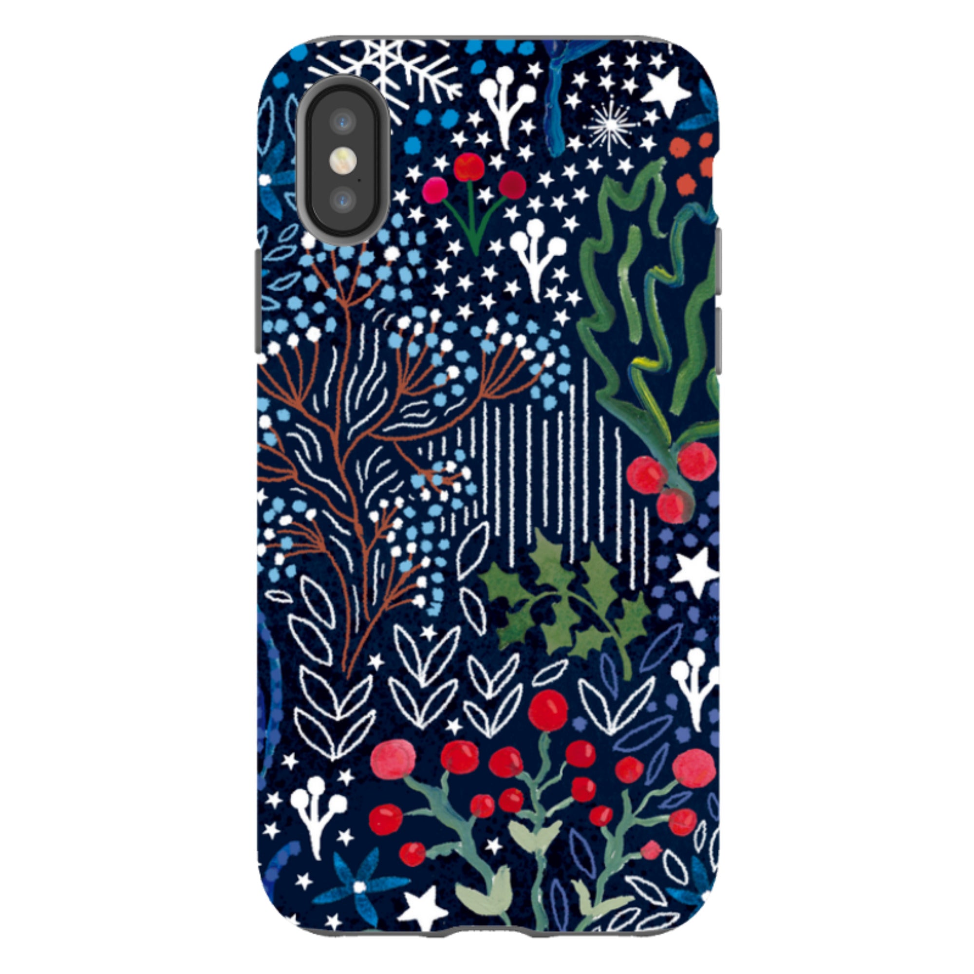 iPhone Tough Case - Winter Flowers II By Emma Frances Grant