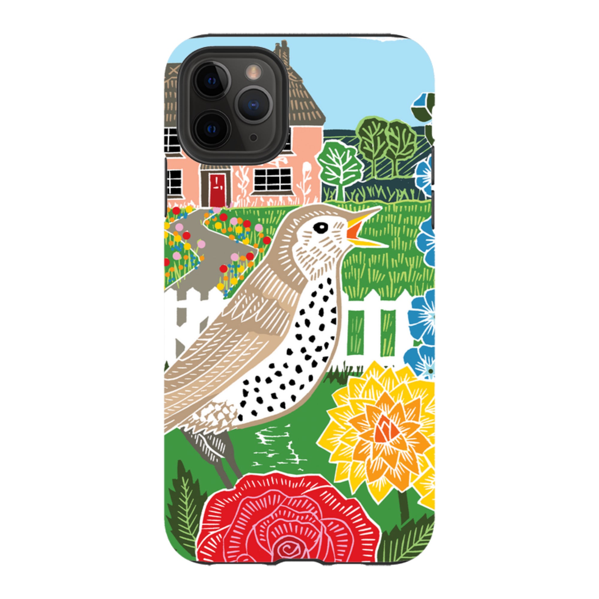 iPhone Tough Case - Cottage Garden By Kate Heiss