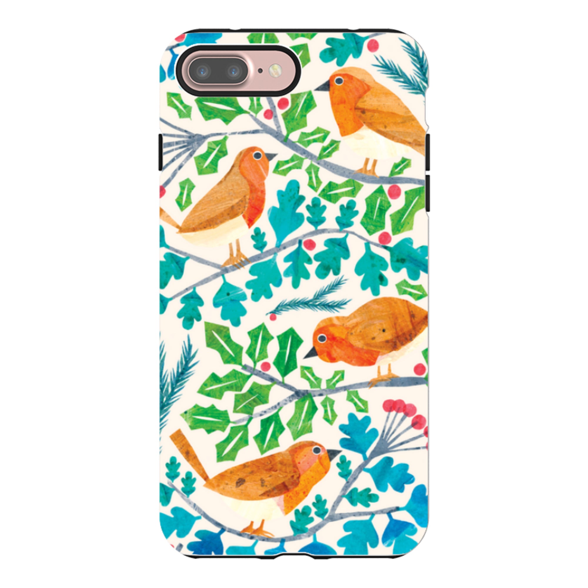 iPhone Tough Case - Robins By Tracey English