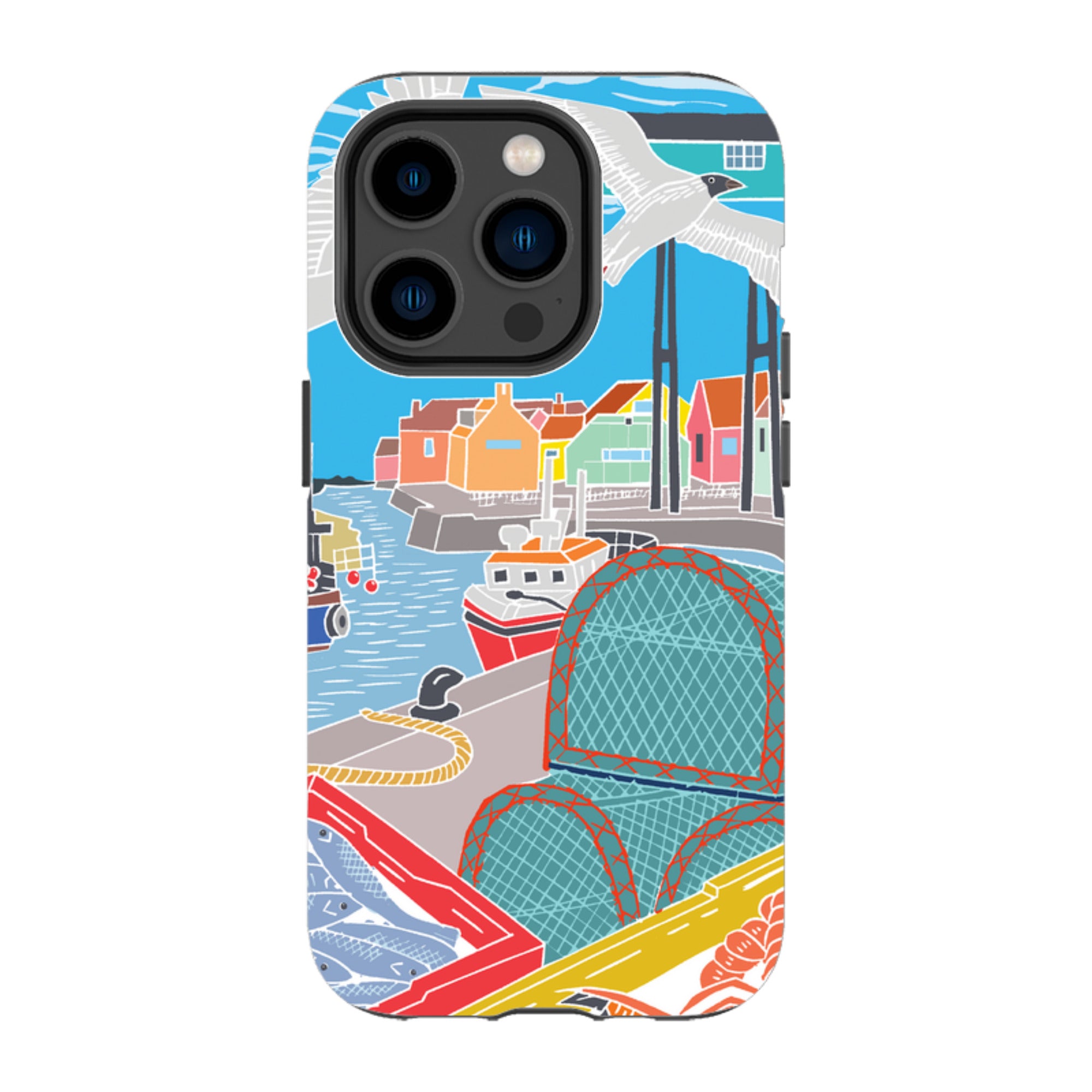 iPhone Tough Case - Bright Houses By Kate Heiss