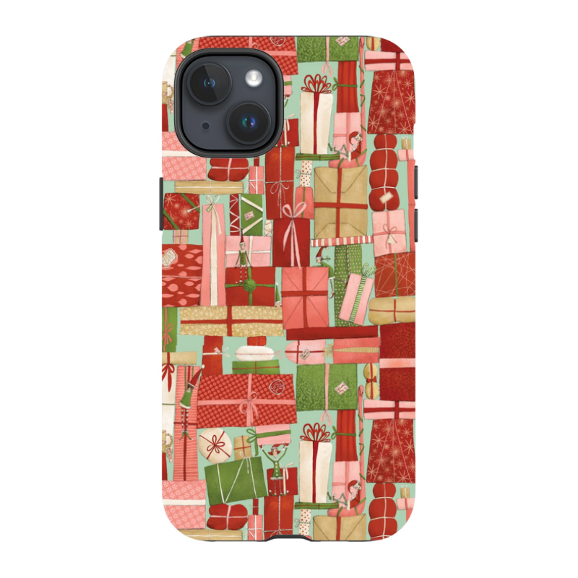 iPhone MagSafe Tough Case - Santas Helpers By Maja Lindberg