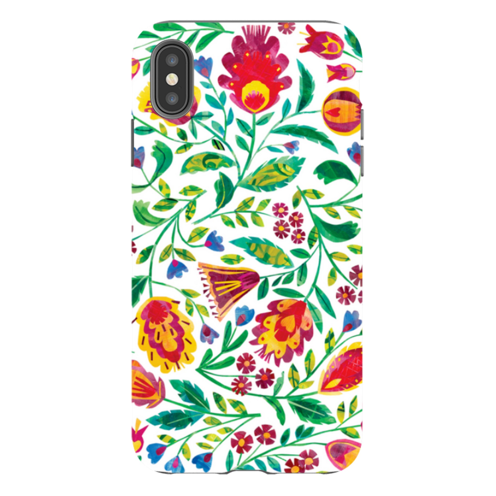 iPhone Tough Case - Folk Pattern By Tracey English