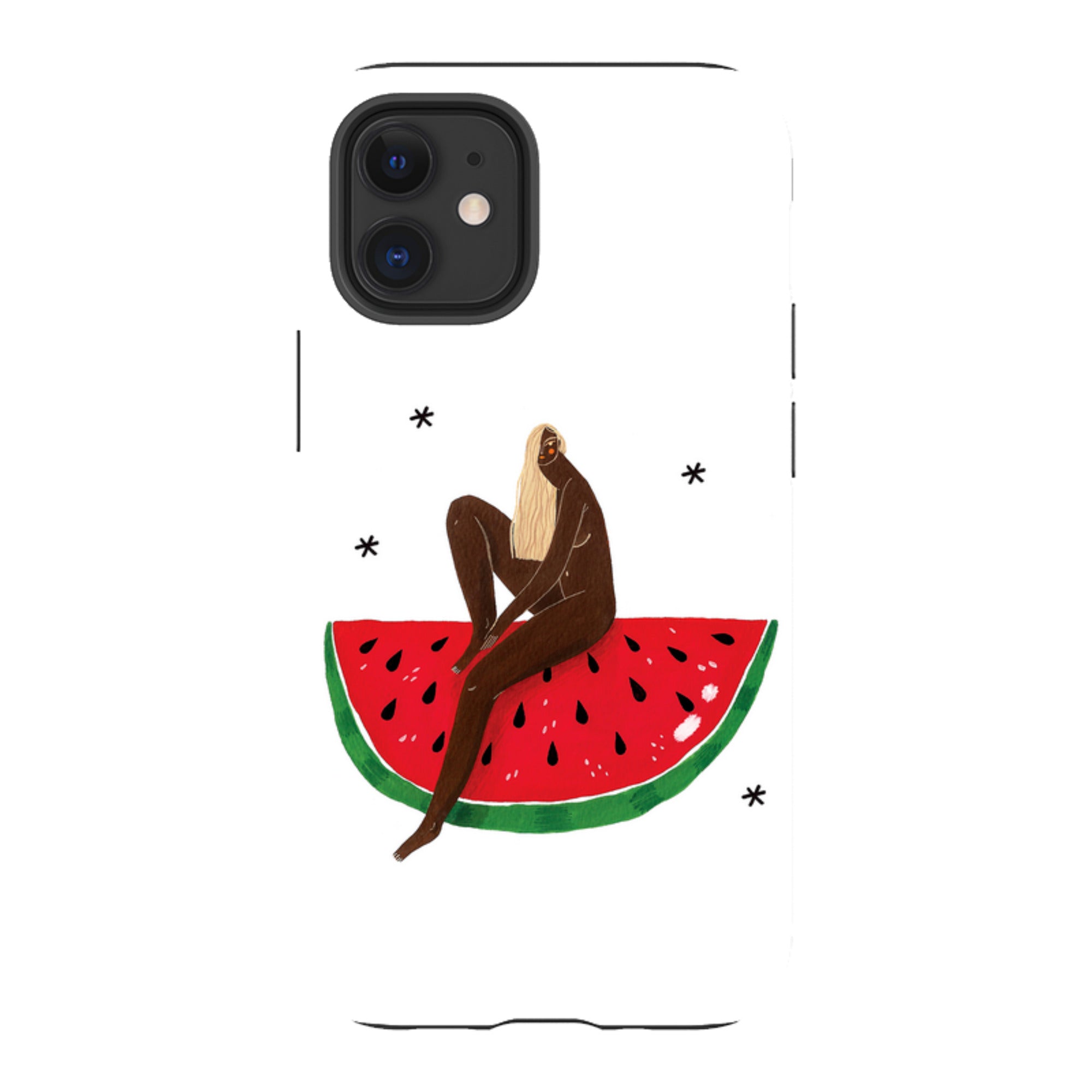 iPhone Tough Case - Watermelon Girl By Madalina Andronic