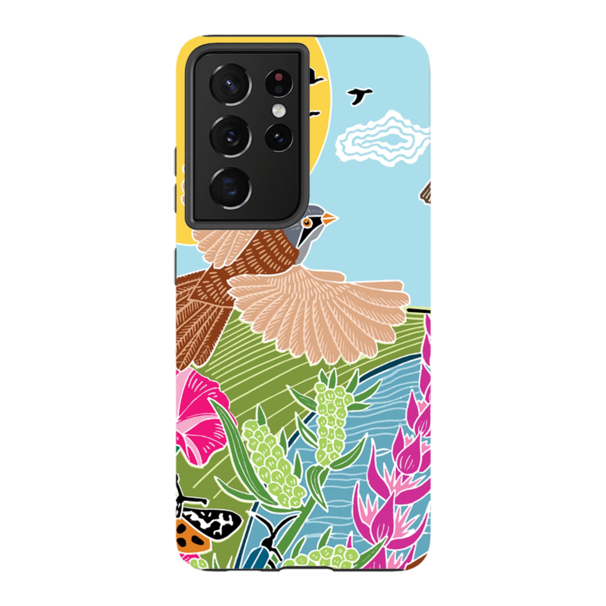 Samsung Tough Case - Bearded Tits By Kate Heiss