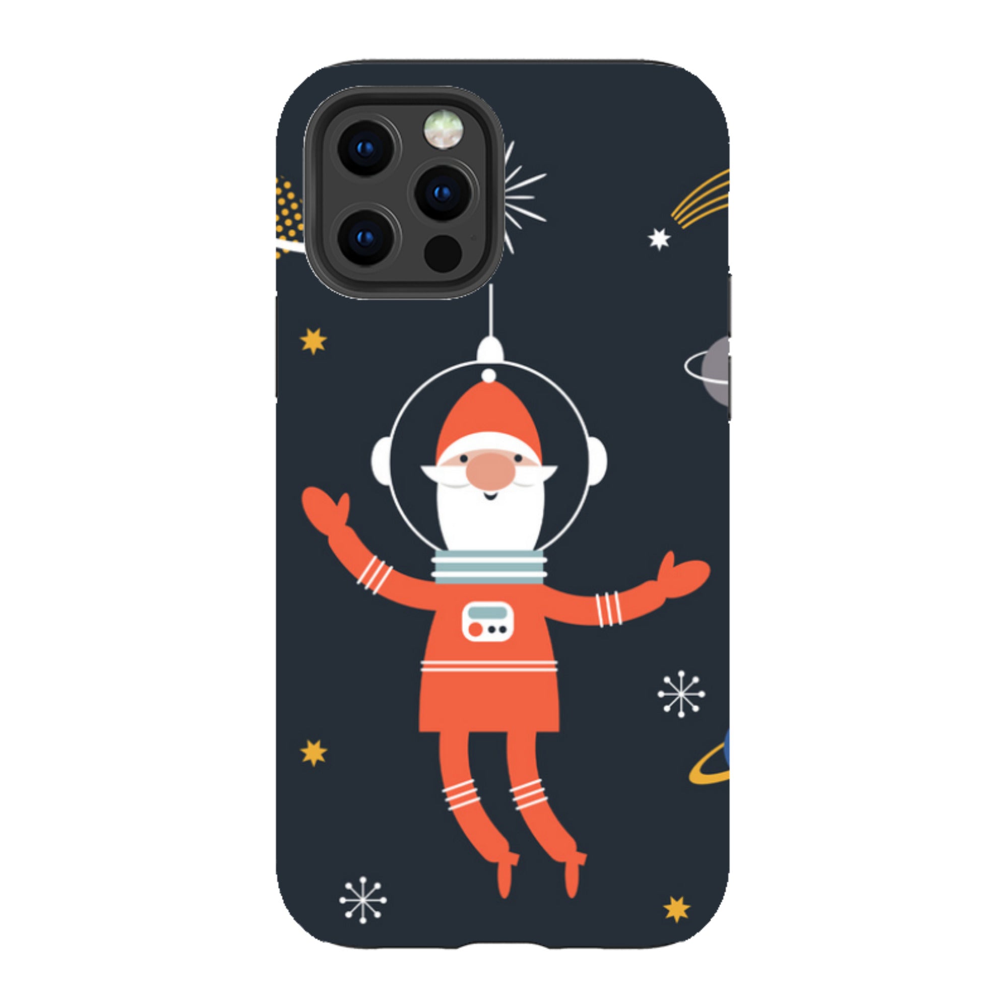 iPhone Tough Case - Cosmic Santa