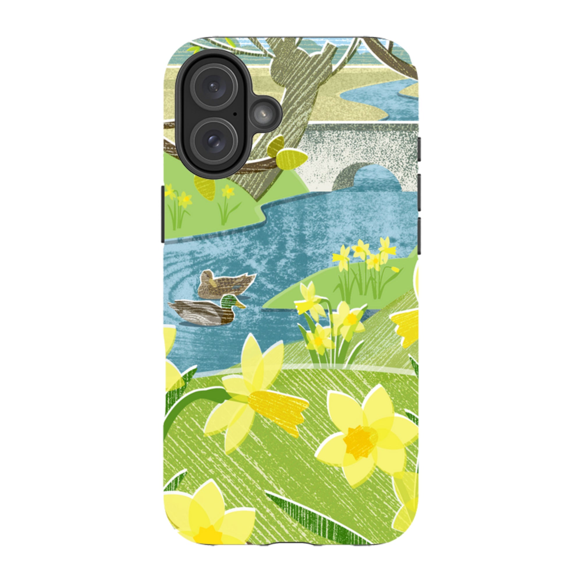 iPhone MagSafe Tough Case -  Daffs and Ducks By Liane Payne