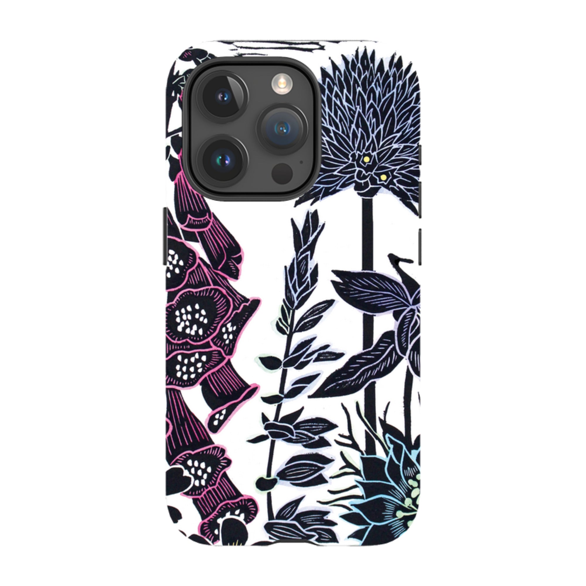iPhone Tough Case - Foxgloves By Kate Heiss