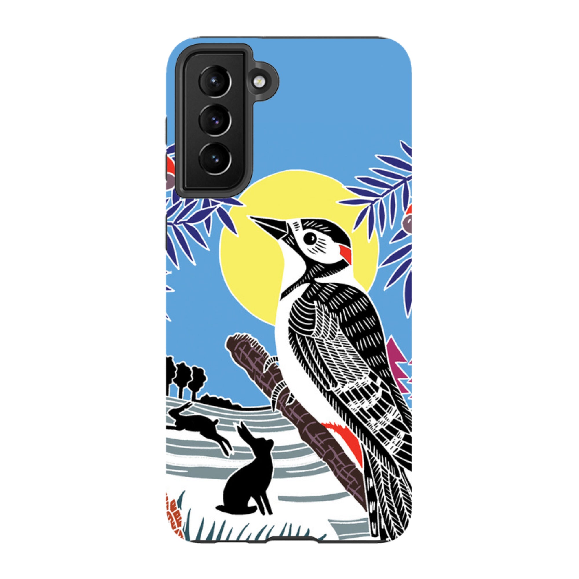 Samsung Tough Case - Woodpecker Yellow By Kate Heiss