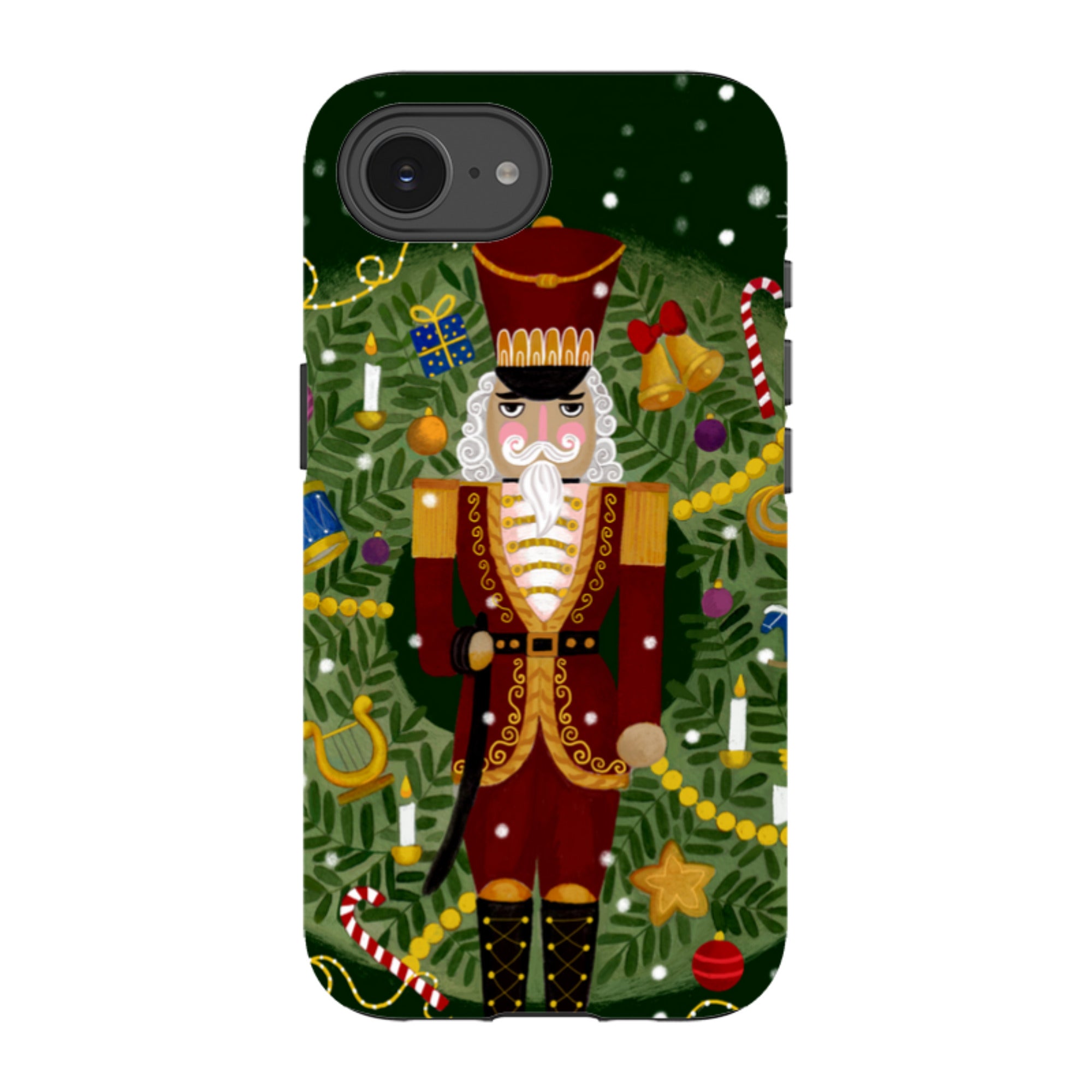 iPhone Tough Case - Red Nutcracker By Bex Parkin