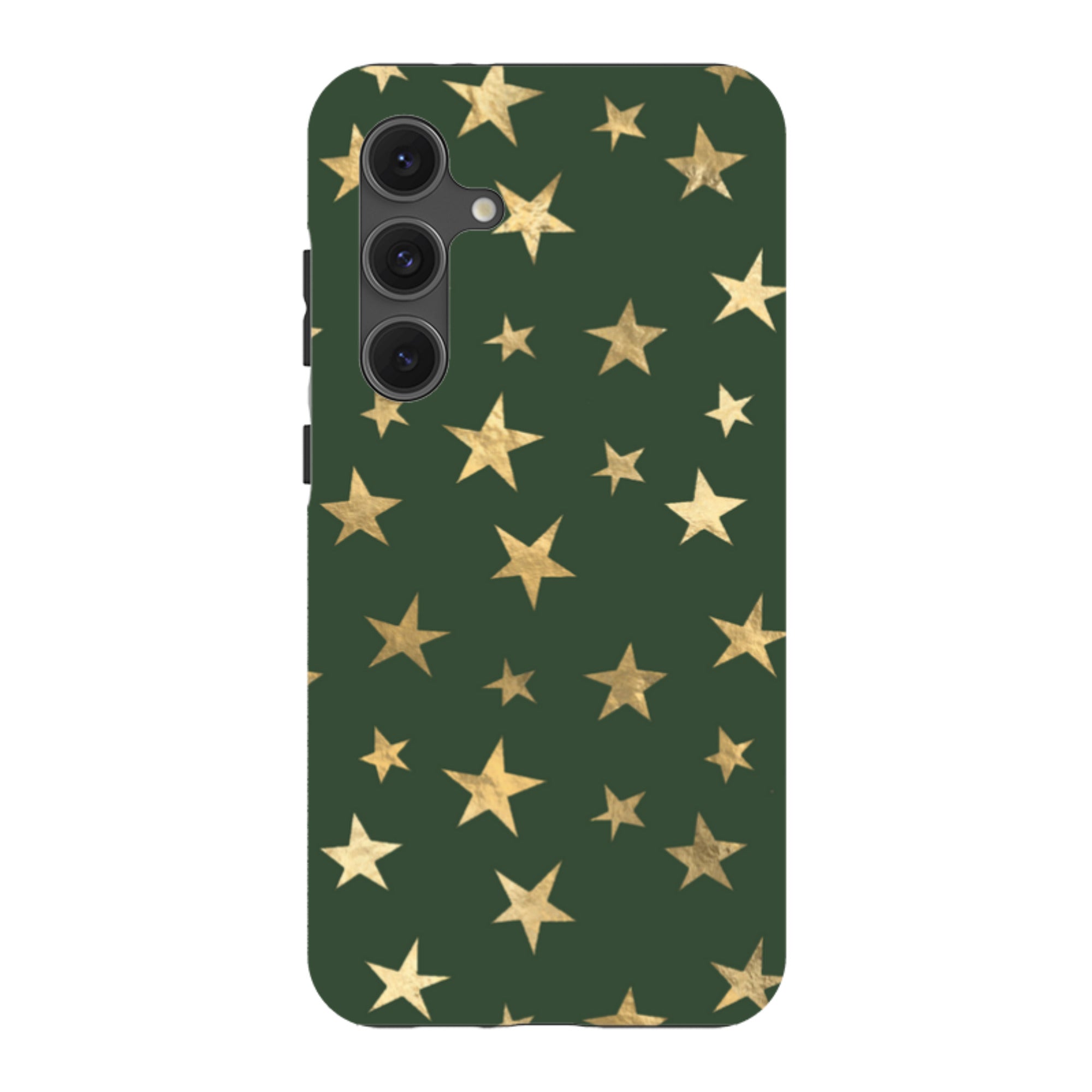 Samsung Tough Case - Green and Gold Stars