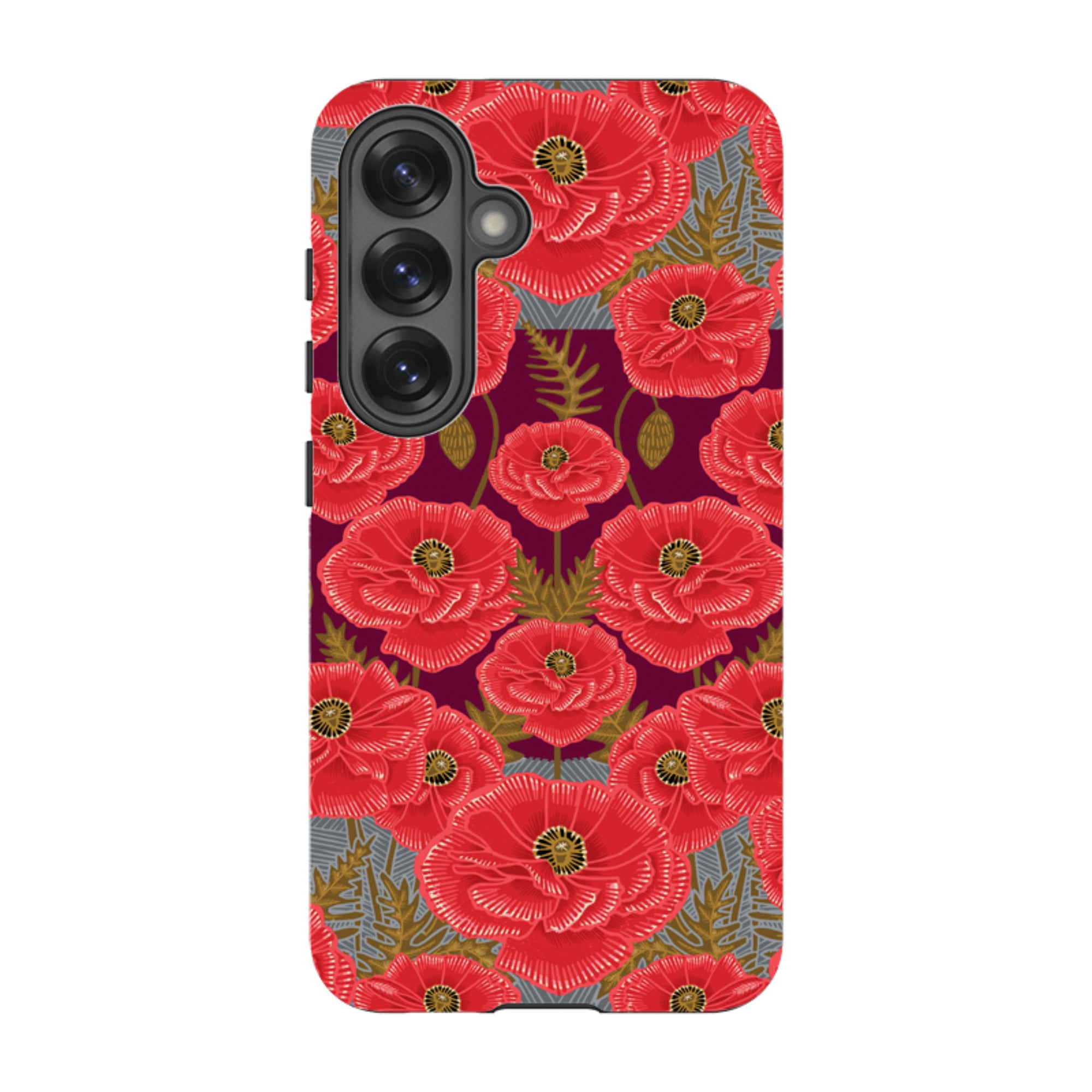 Samsung Tough Case - Poppy Red By Kate Heiss