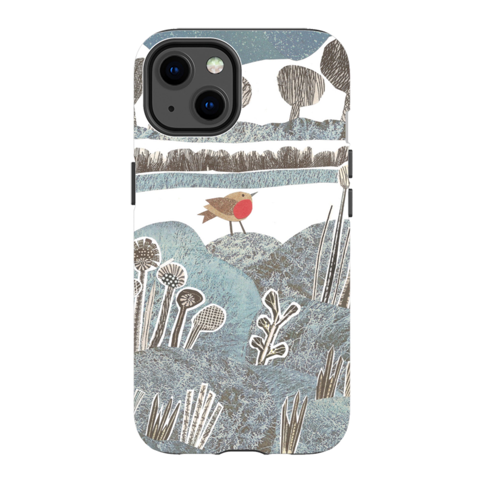 iPhone Tough Case - Frost Robin By Jane Robbins