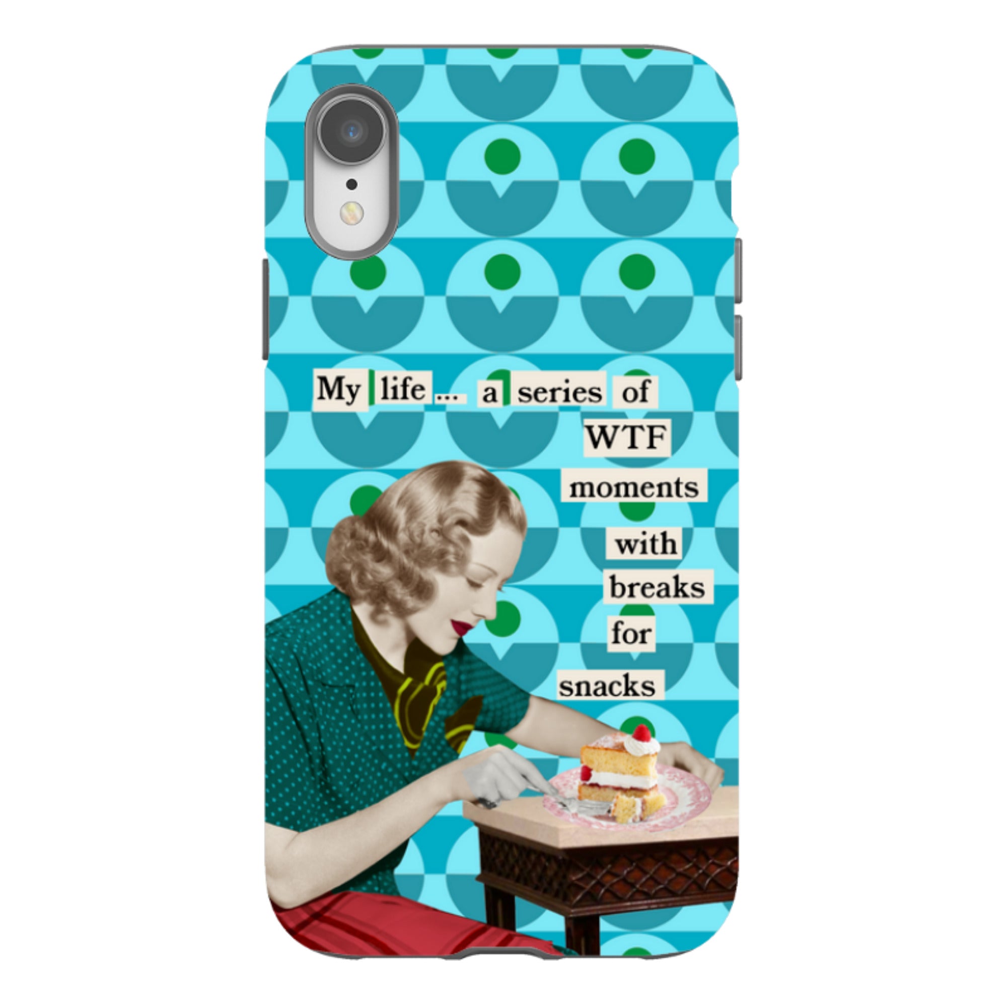 iPhone Tough Case - WTF By Clare Jordan